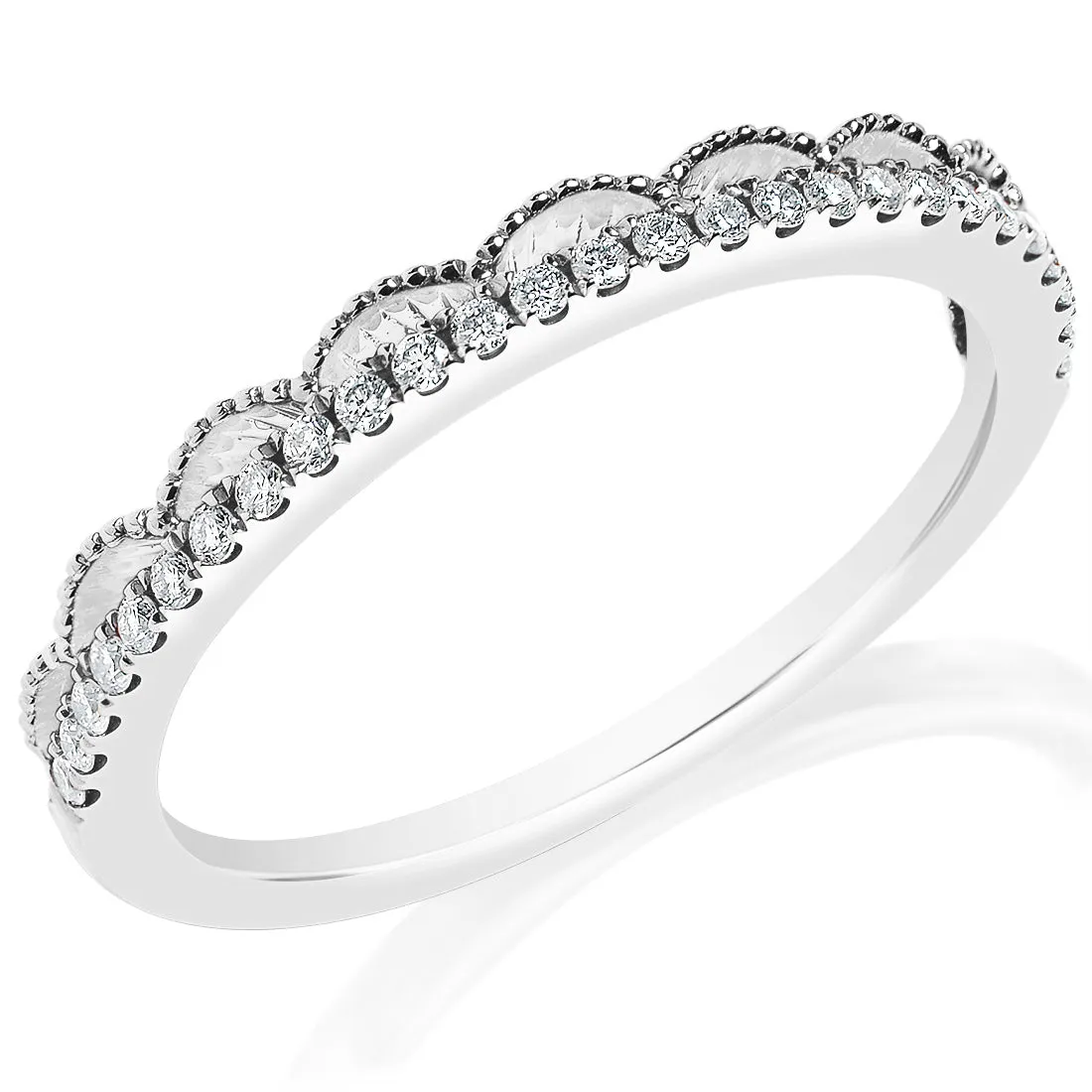 .13ctw Diamond Scallop Band Ring