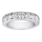 14K 1.00ct Diamond Channel-Set Wedding-Band