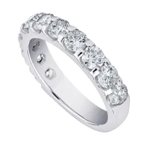 14K 1.00ct Diamond Prong-set Wedding-Band