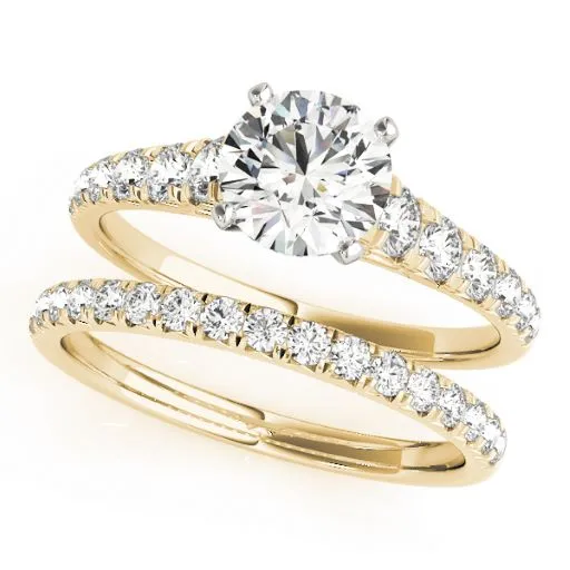 14k Engagement Ring Set