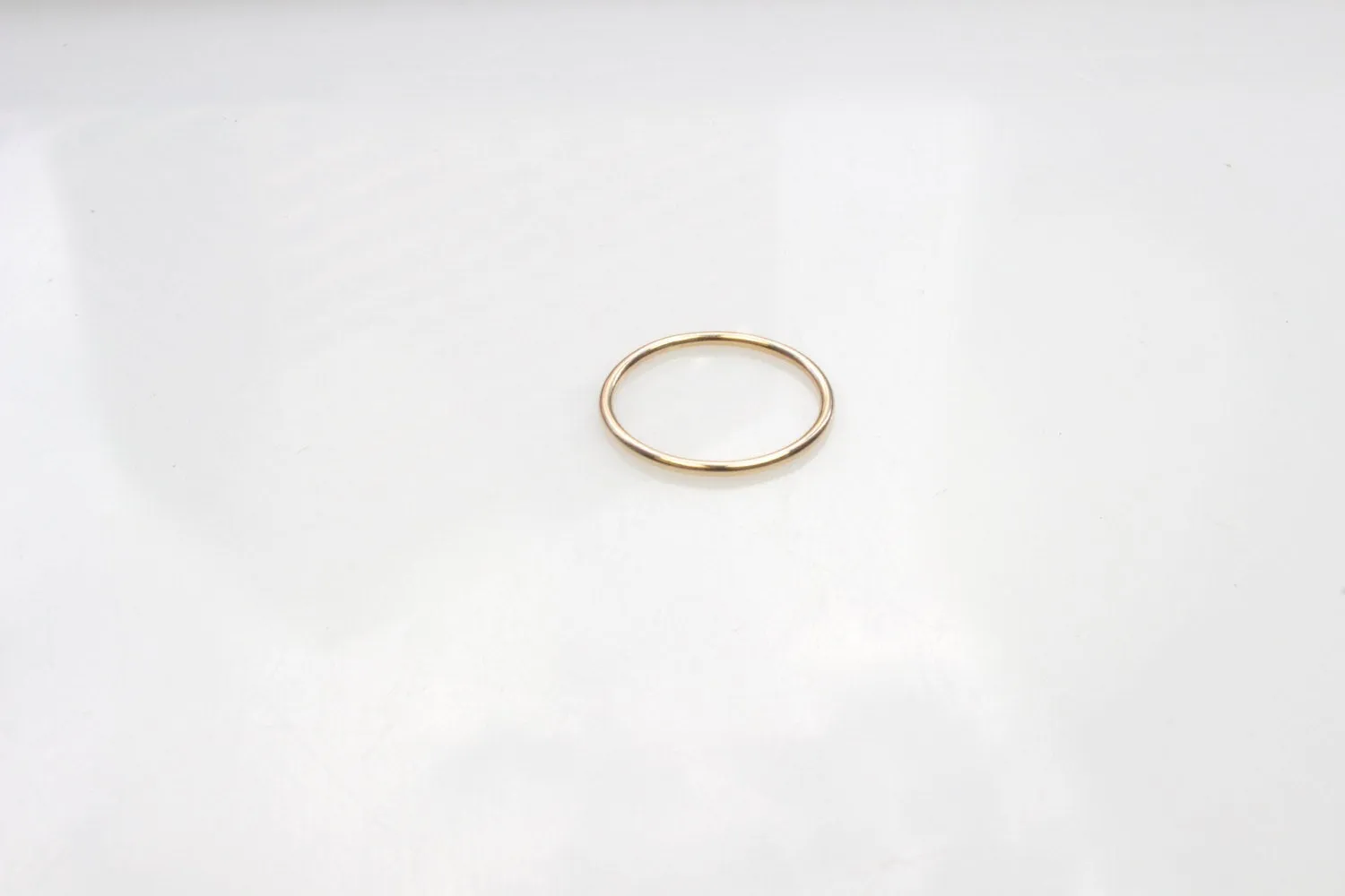 14K Gold 1MM Band