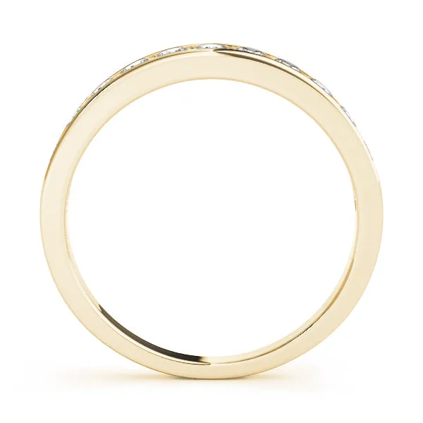 14k Ladies Channel Set Anniversary Wedding Band