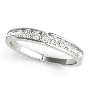 14k Ladies Channel Set Anniversary Wedding Band