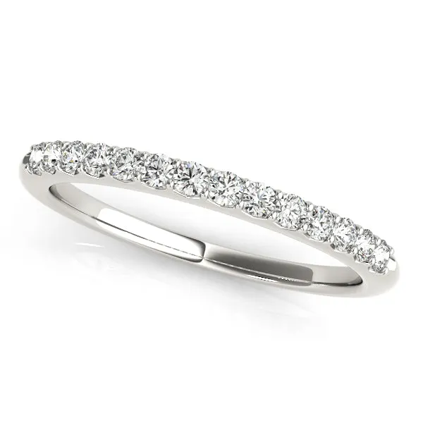 14K Ladies Prong Set Wedding Band