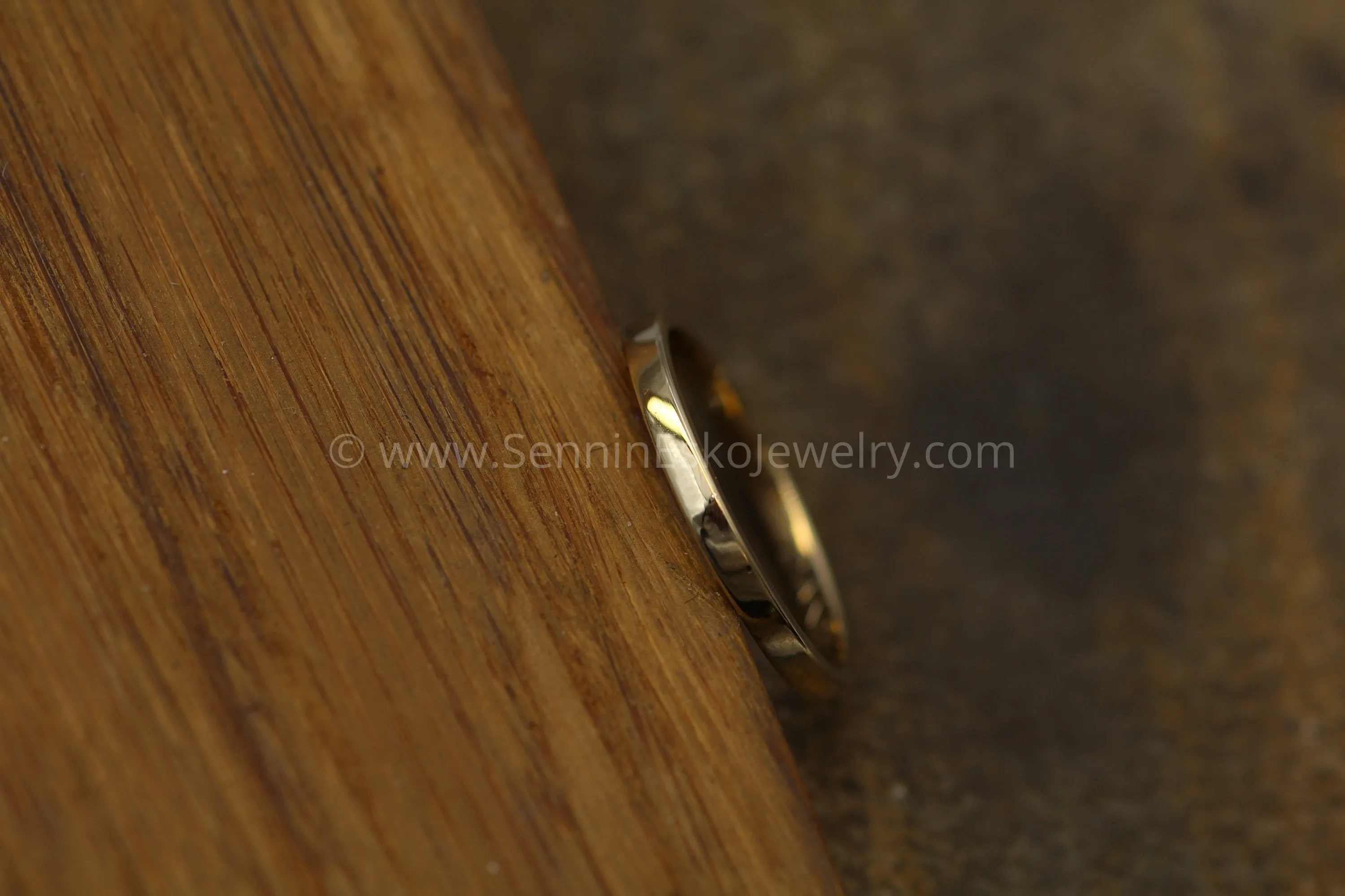 14kt Rose Gold 2x1.2mm Flat Band - Glossy Finish
