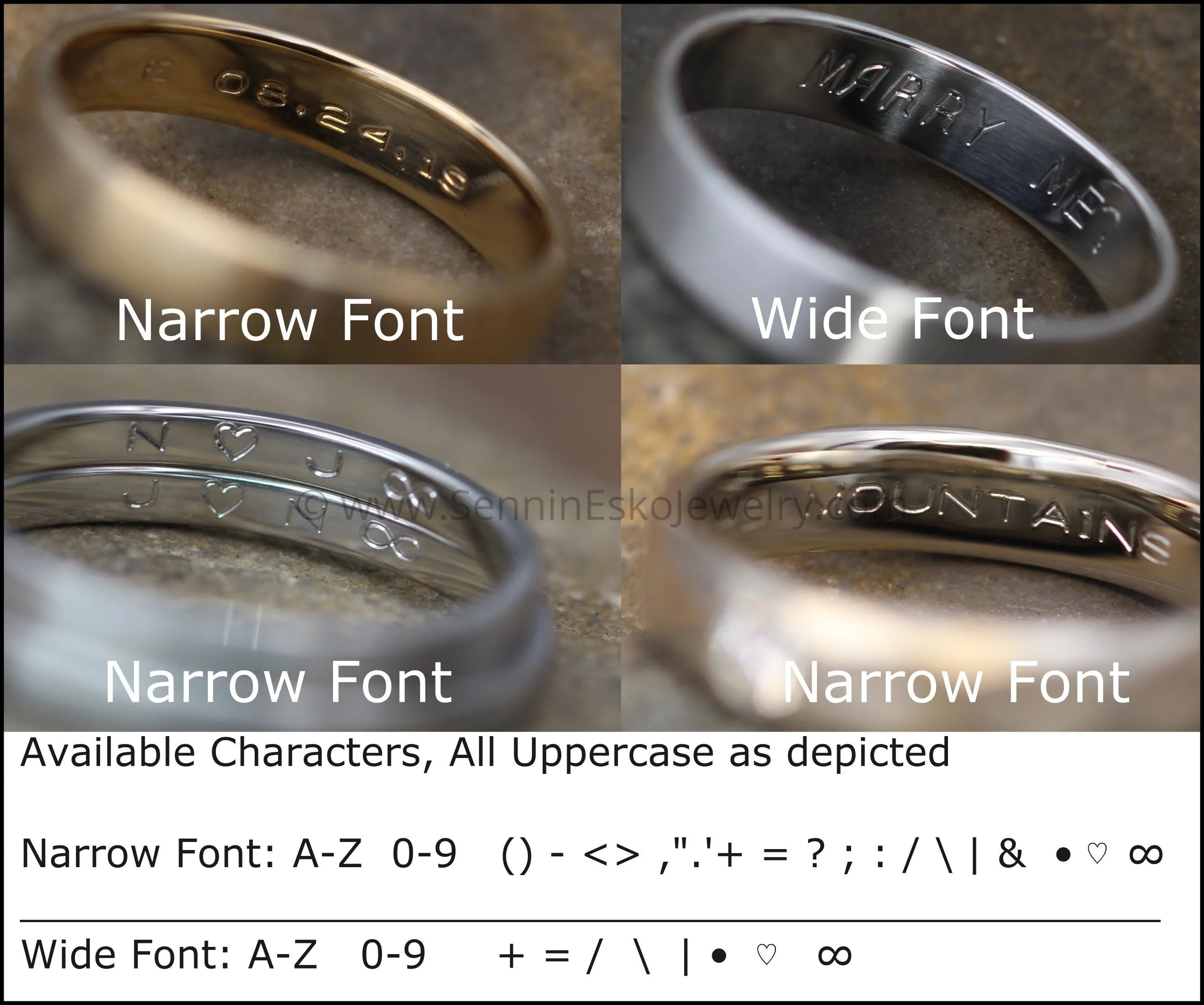 14kt White Gold 4x1mm Faceted Band - Glossy Finish