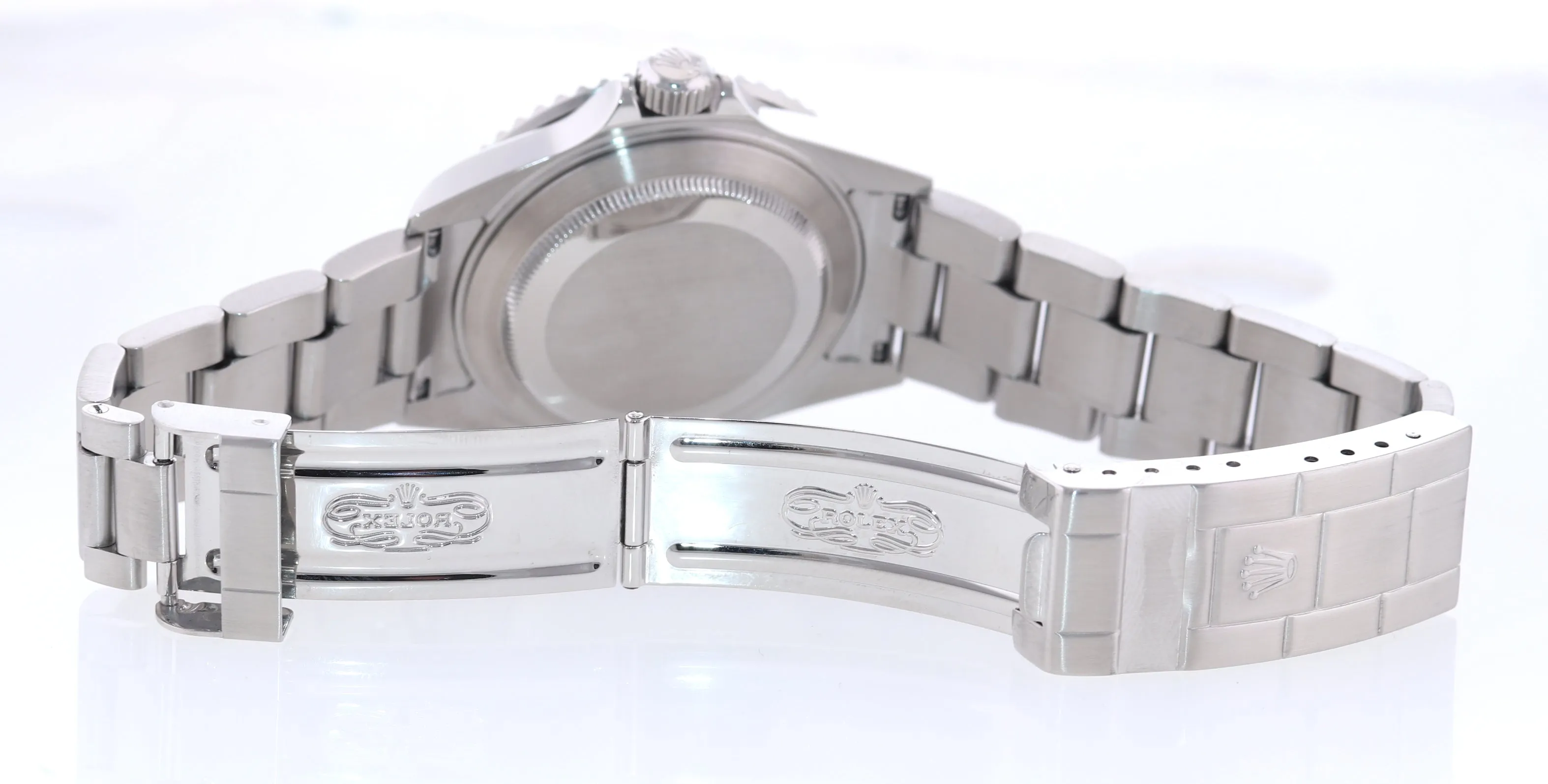 2008 Rolex 16610 Rolex Black Submariner Watch Box Rare Engraved Rehaut Edition