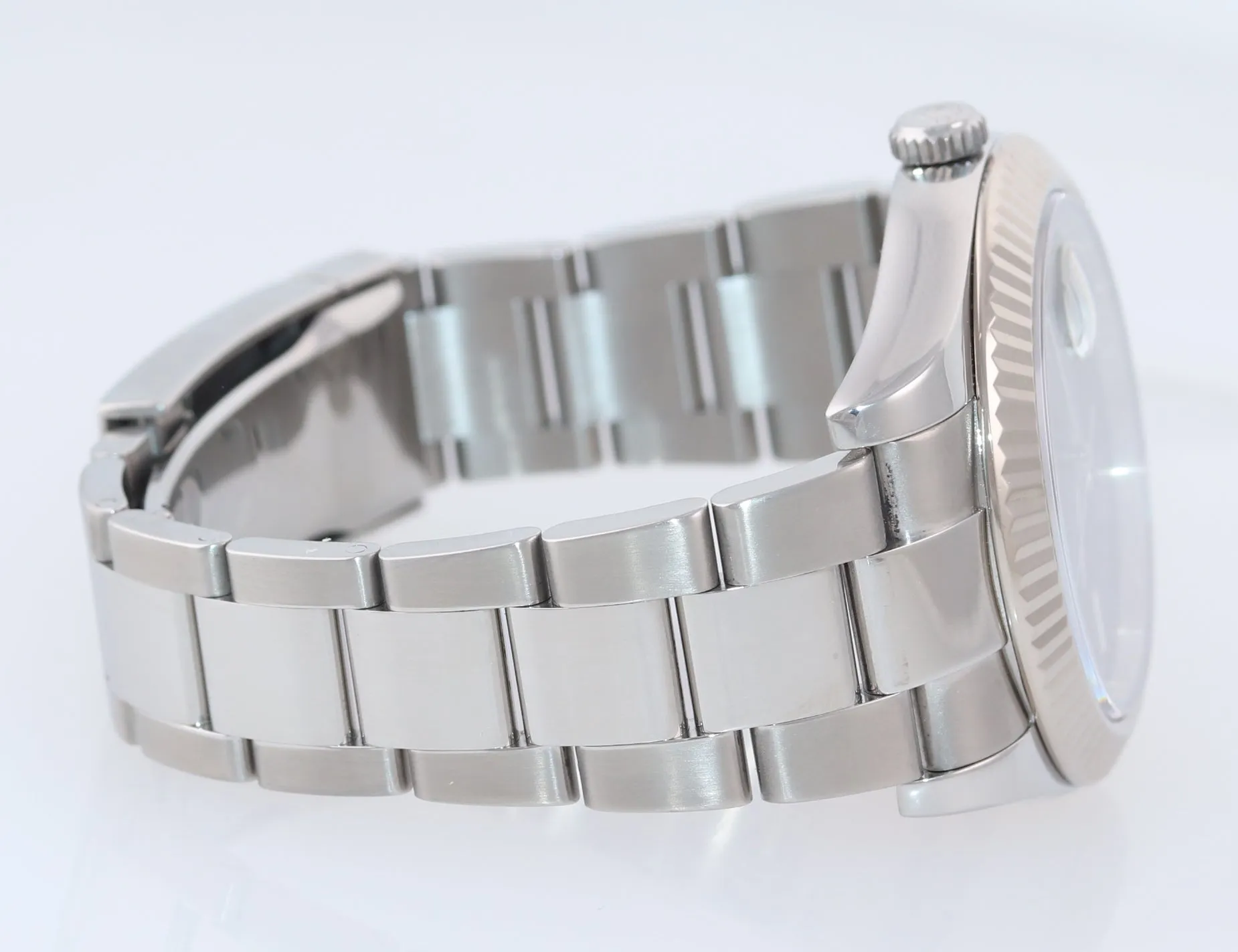 2015 PAPERS MINT Rolex DateJust 2 Steel Grey Roman Wimbledon 41mm 116334 Watch