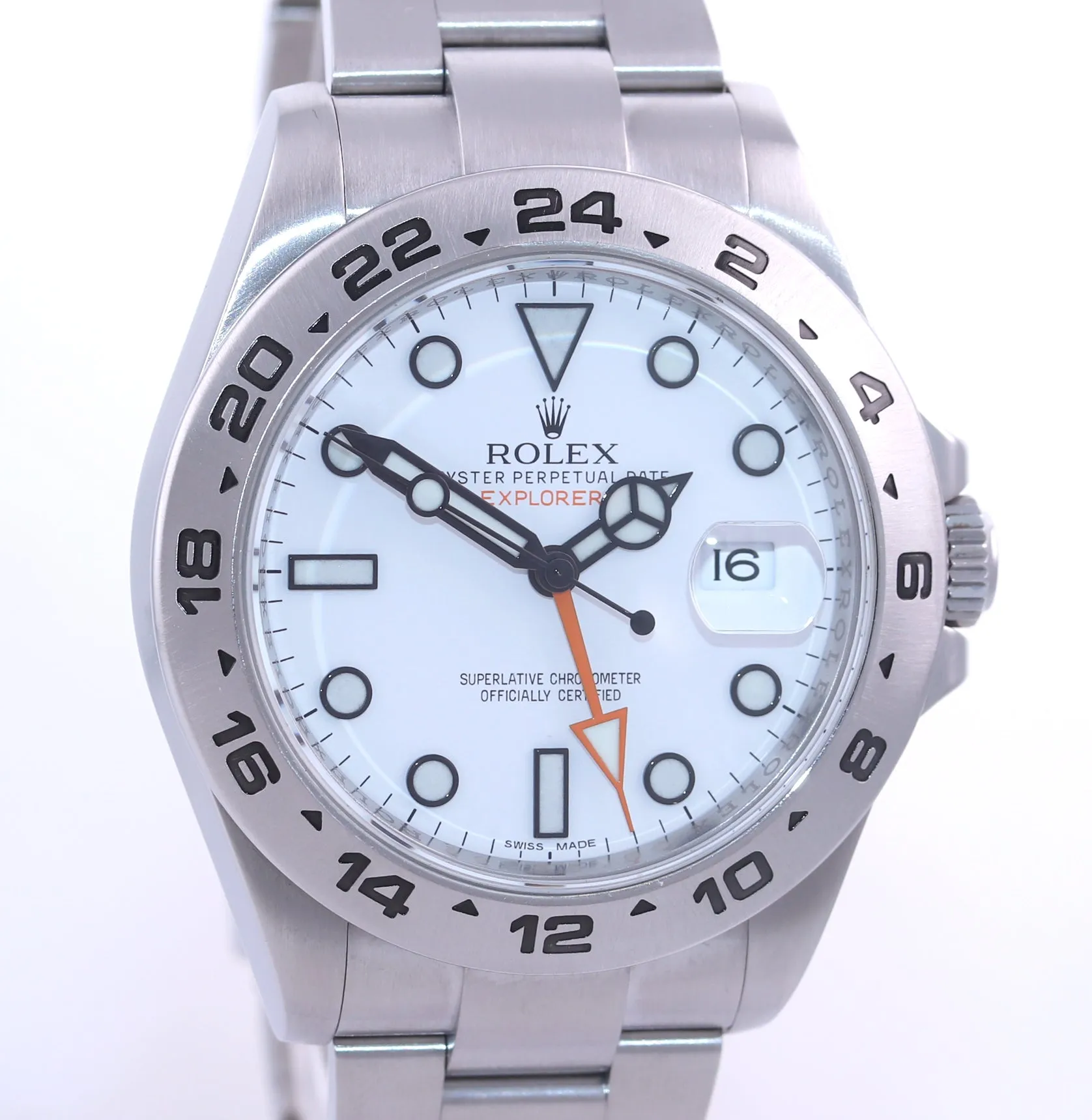 2017-2020 Rolex Explorer II 42mm Polar 216570 White Steel Oyster GMT Watch Box