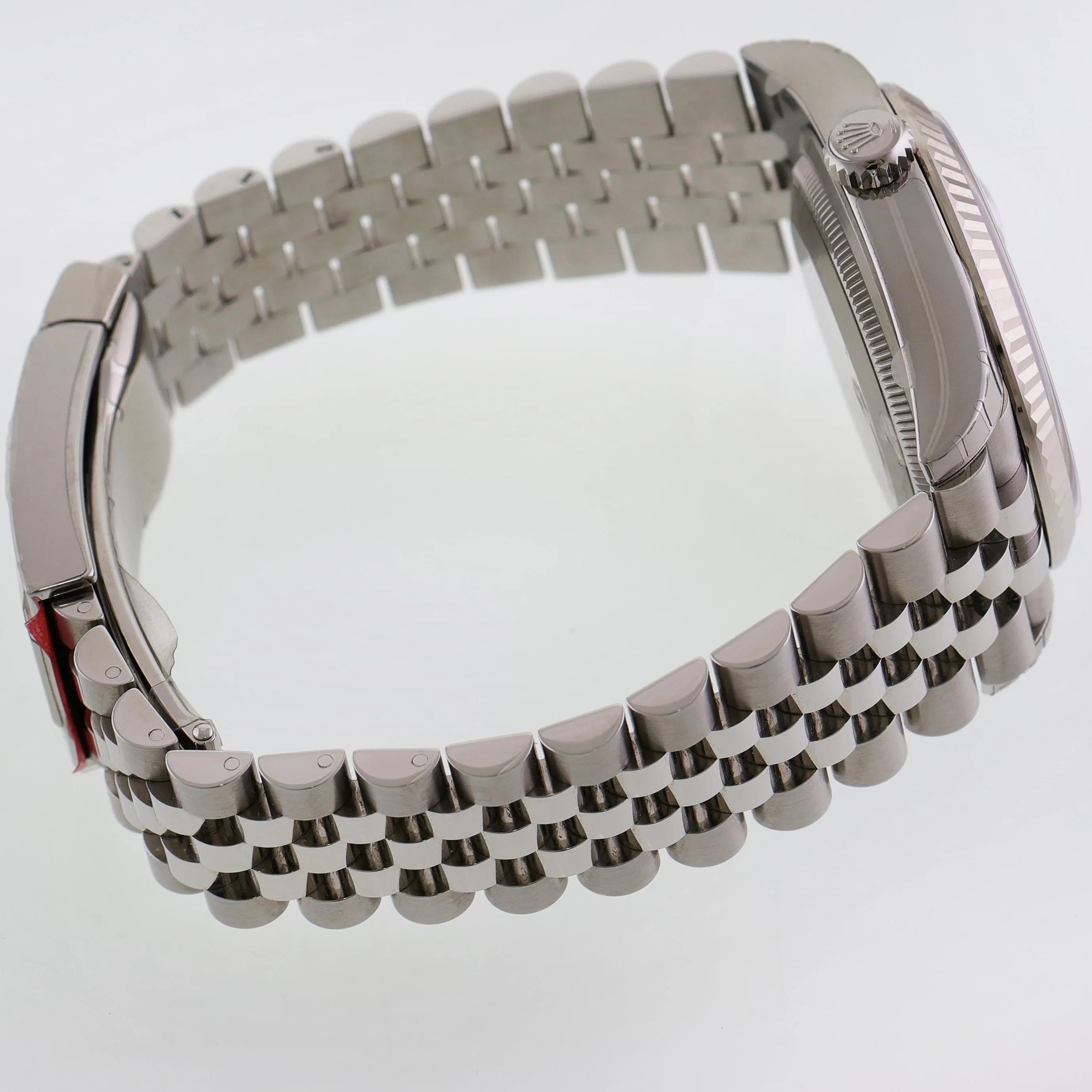 2019 PAPERS Rolex DateJust Silver Stick 126234 Steel Oyster White Gold Watch Box