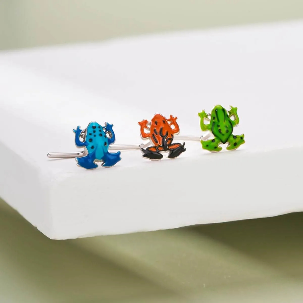 20G Colorful Frog Nose Stud