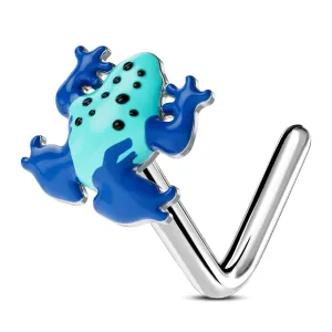 20G Colorful Frog Nose Stud