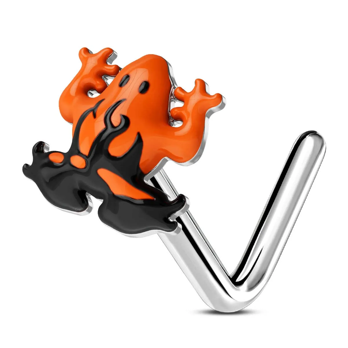 20G Colorful Frog Nose Stud