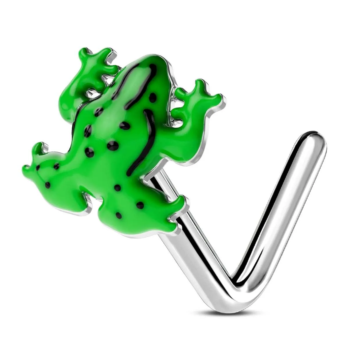 20G Colorful Frog Nose Stud