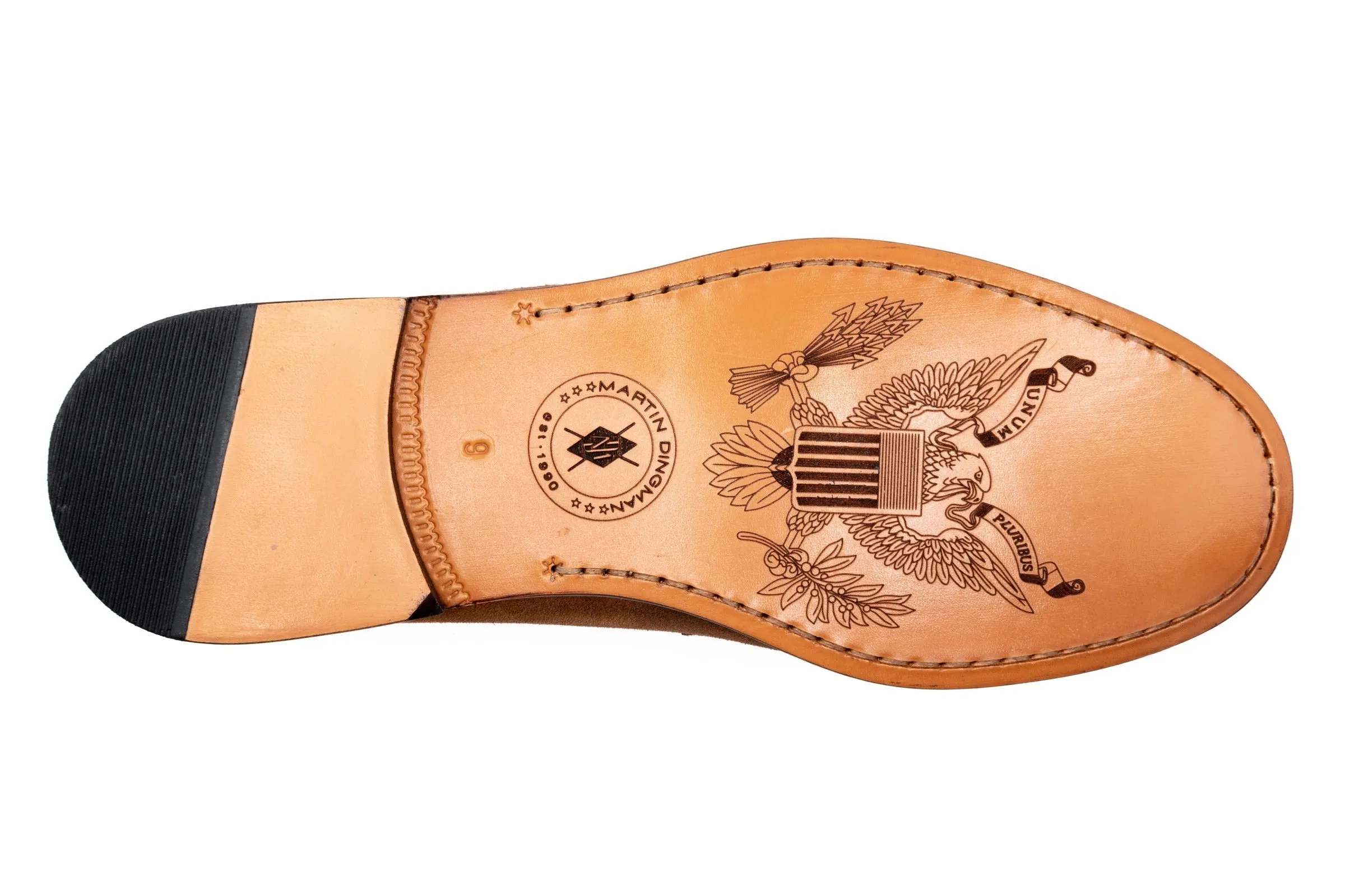 2nd Amendment Water Repellent Suede Penny Loafer