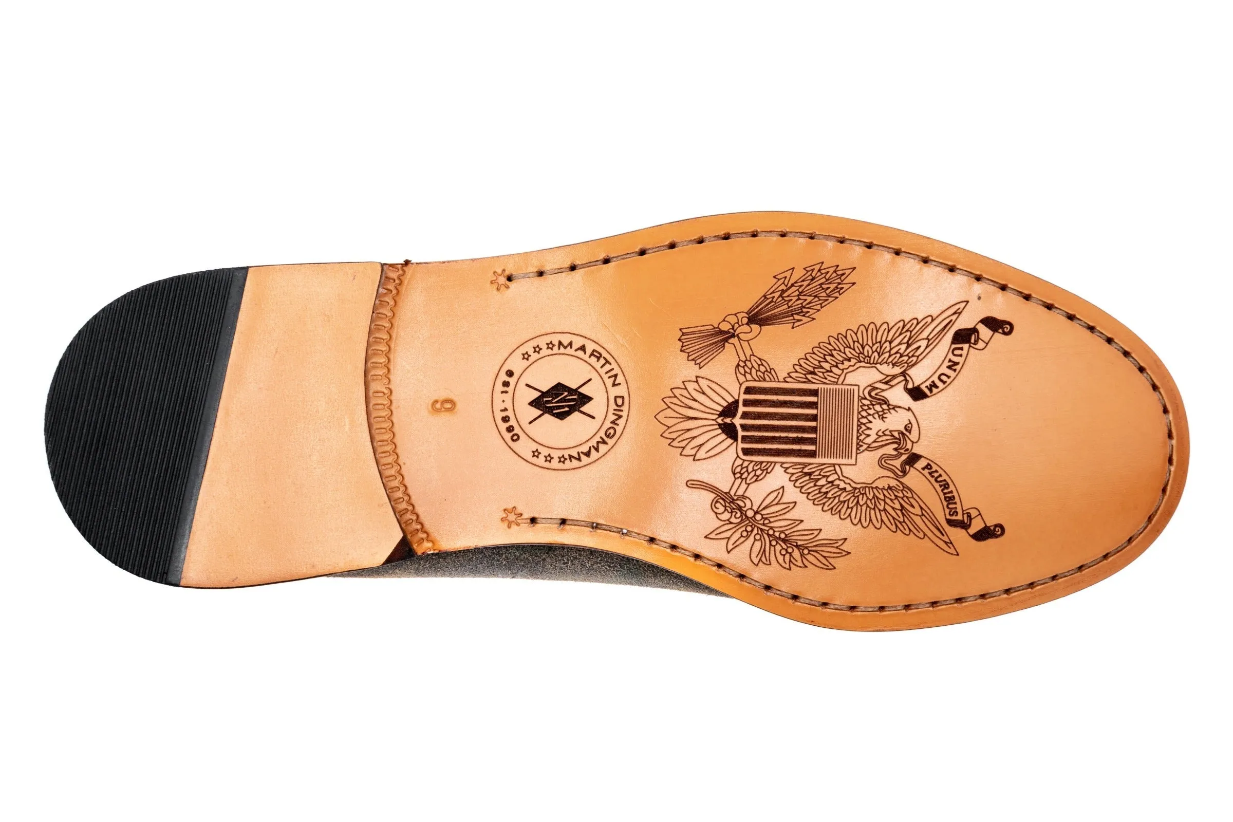 2nd Amendment Water Repellent Suede Penny Loafer