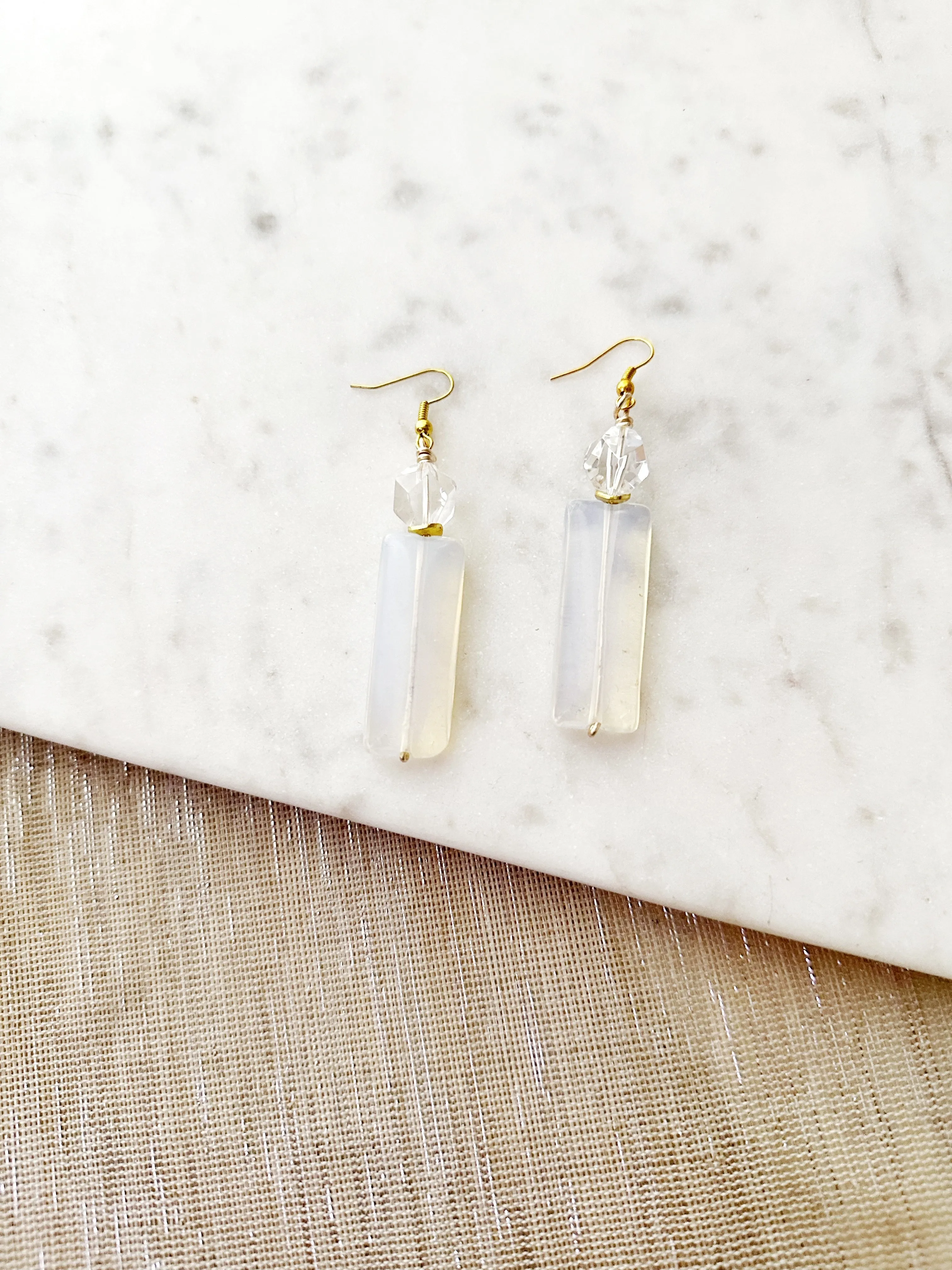8754JE - Shelly Two Drop Earrings