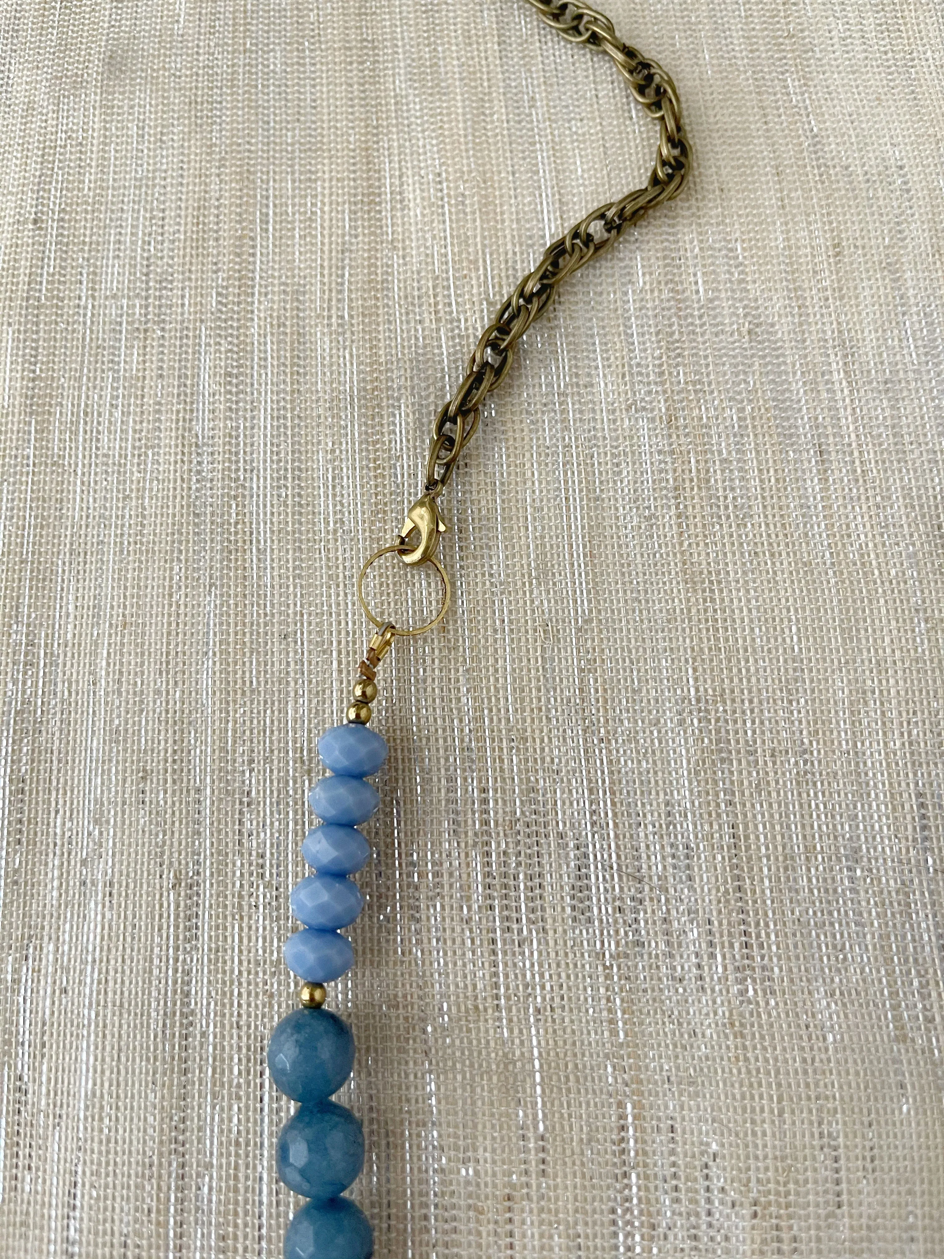8763JN - Blue Cove Necklace - adjustable