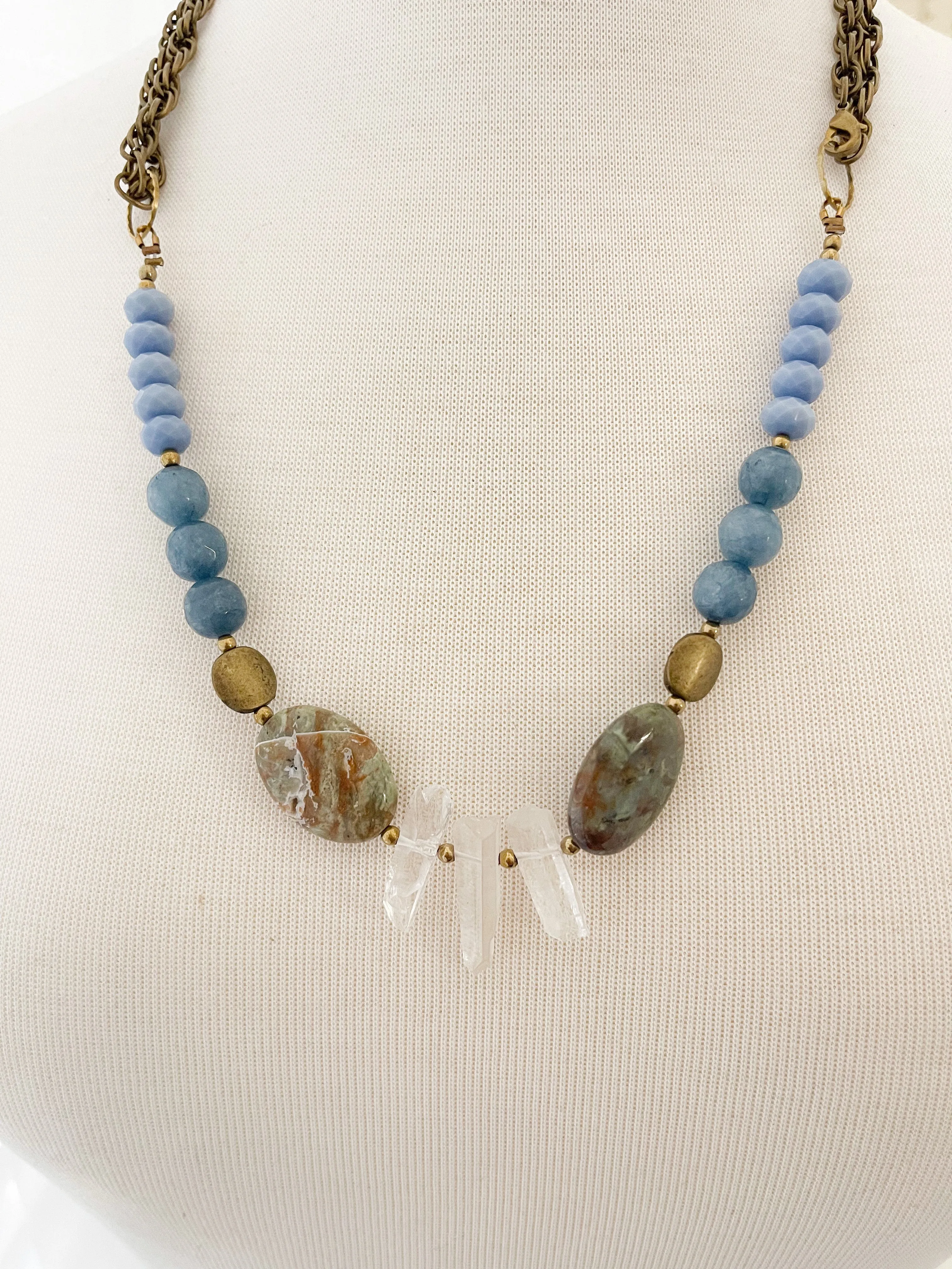 8763JN - Blue Cove Necklace - adjustable