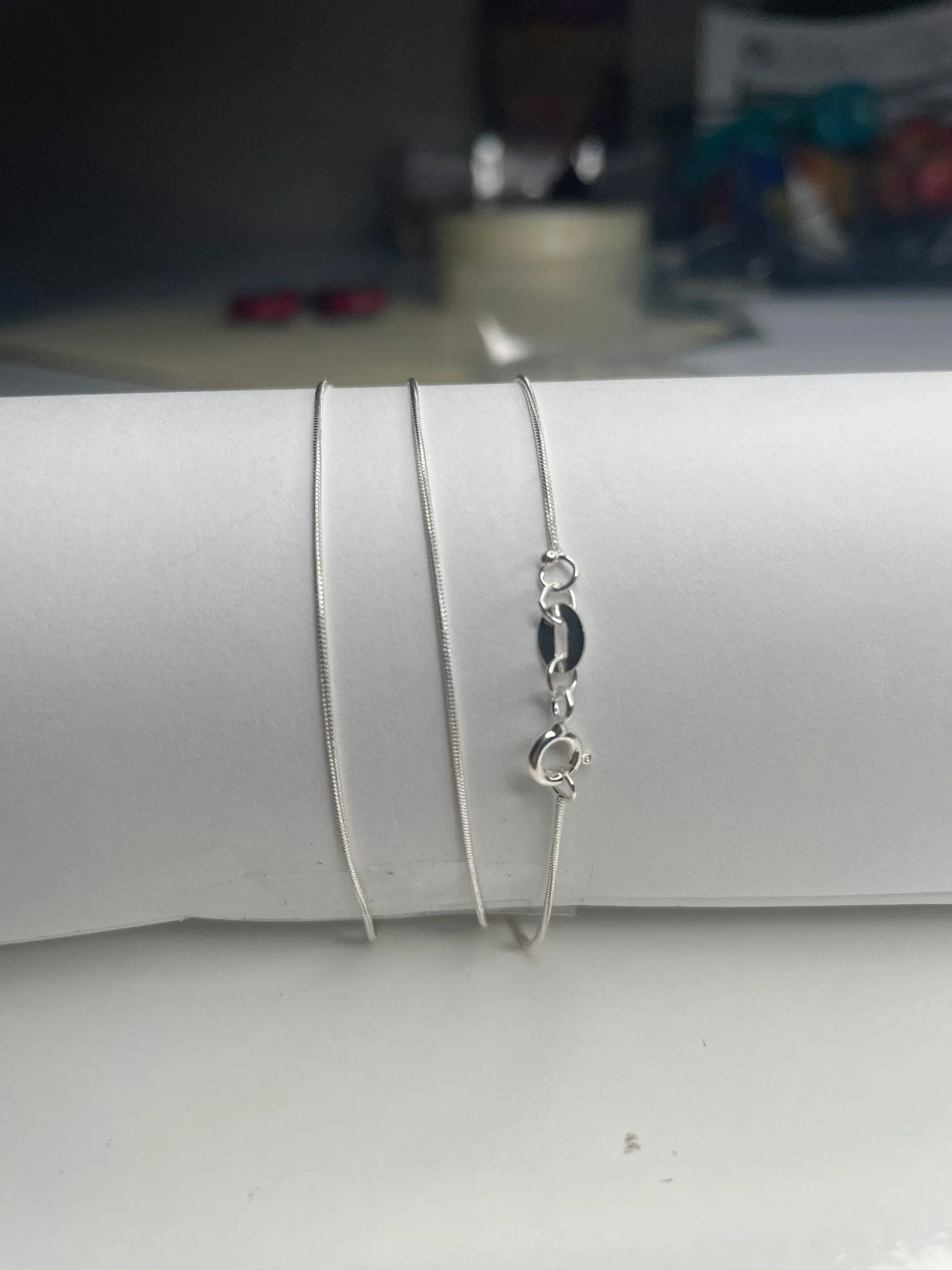 925 silver chain Snake Type
