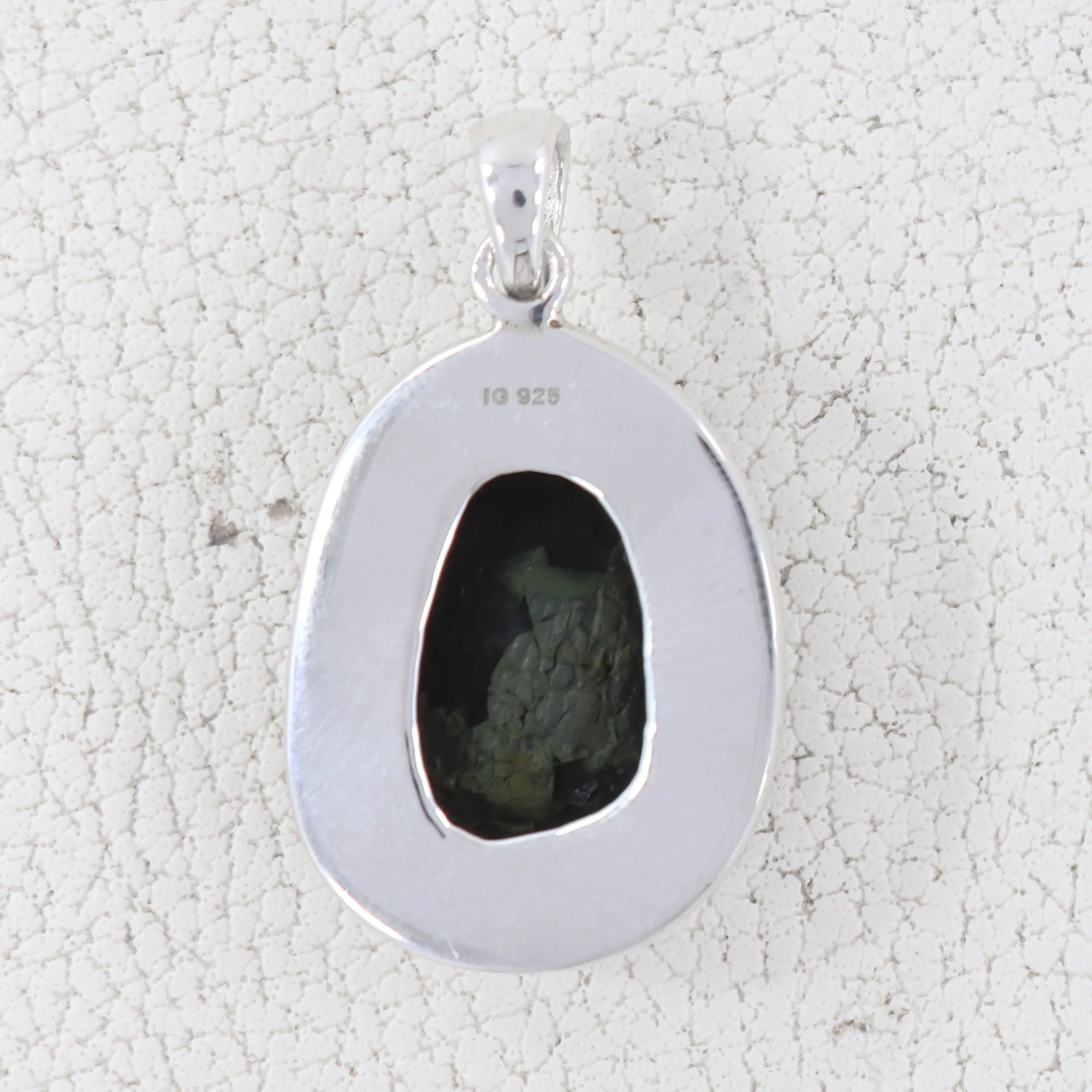 925 Starling Silver Coconut Druzy Pendant