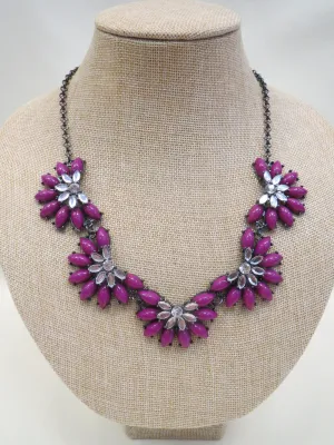 ADO | Purple Statement Necklace
