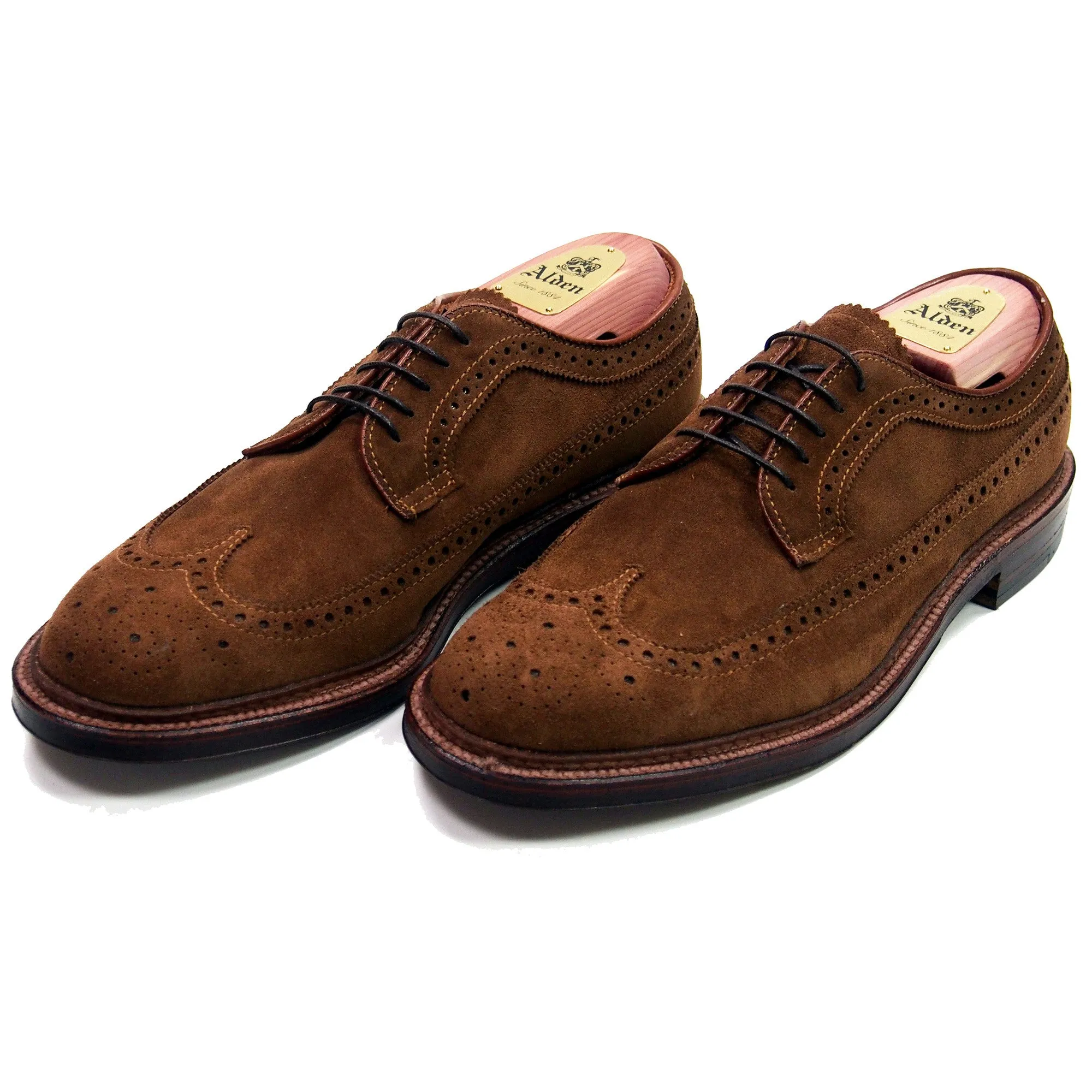Alden 9794 Snuff Suede Long Wing Blucher