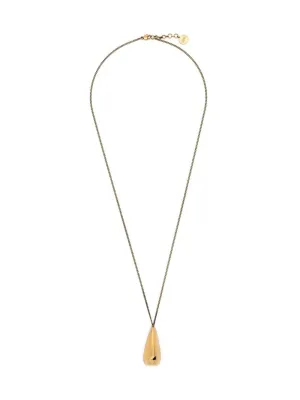 Alexander McQueen Claw Necklace in Antique Gold