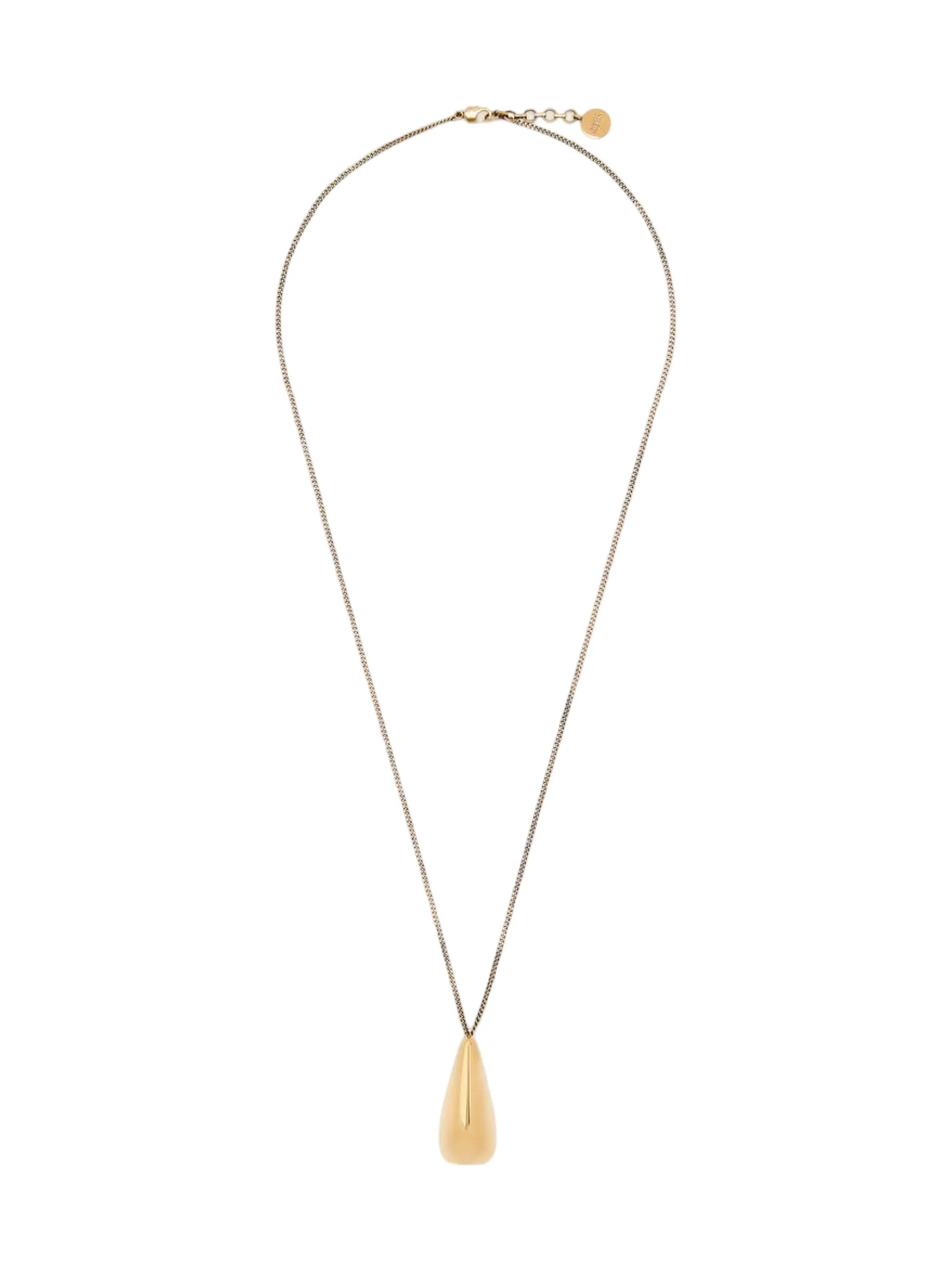 Alexander McQueen Claw Necklace in Antique Gold