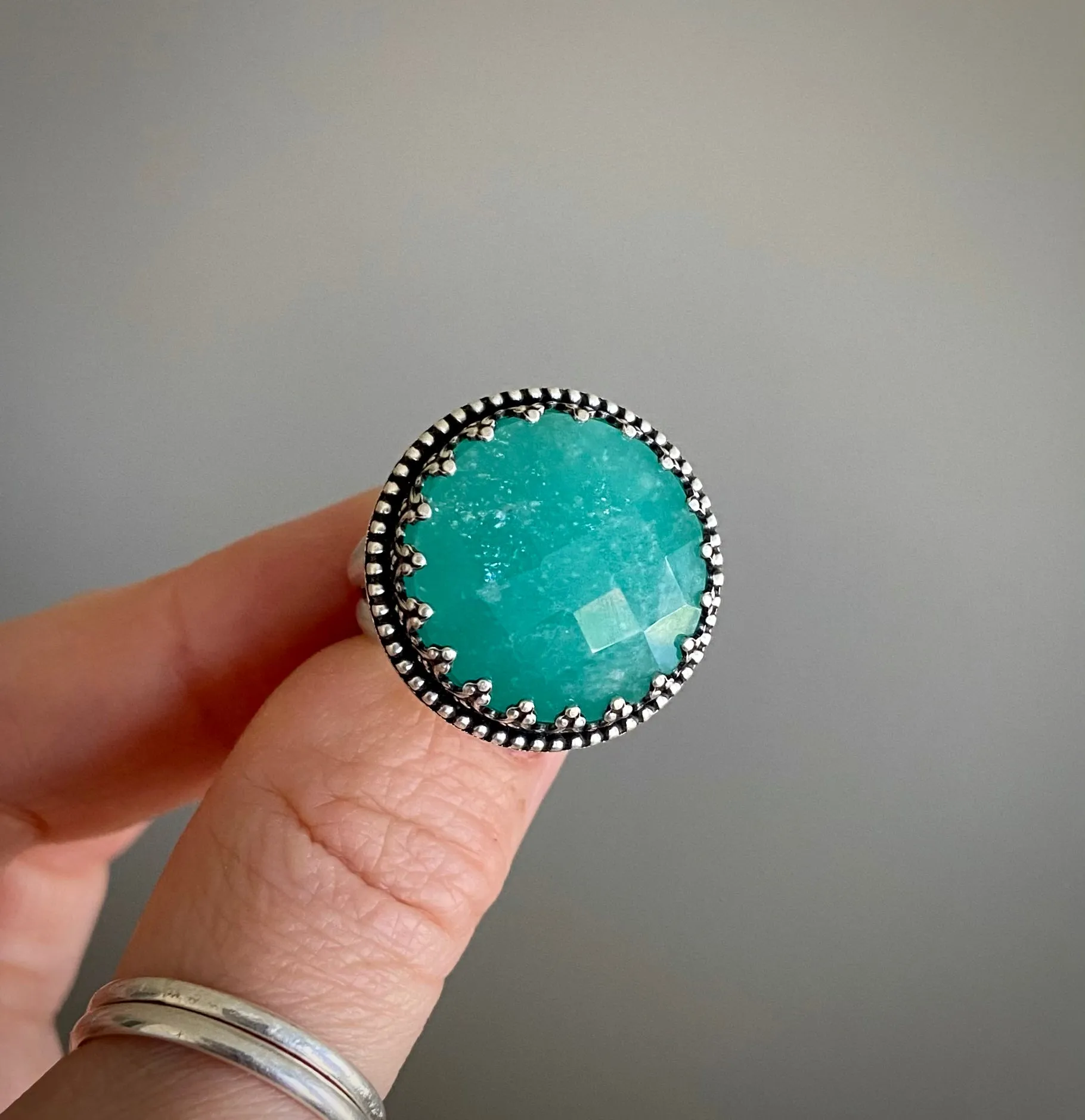 Amazonite Ring