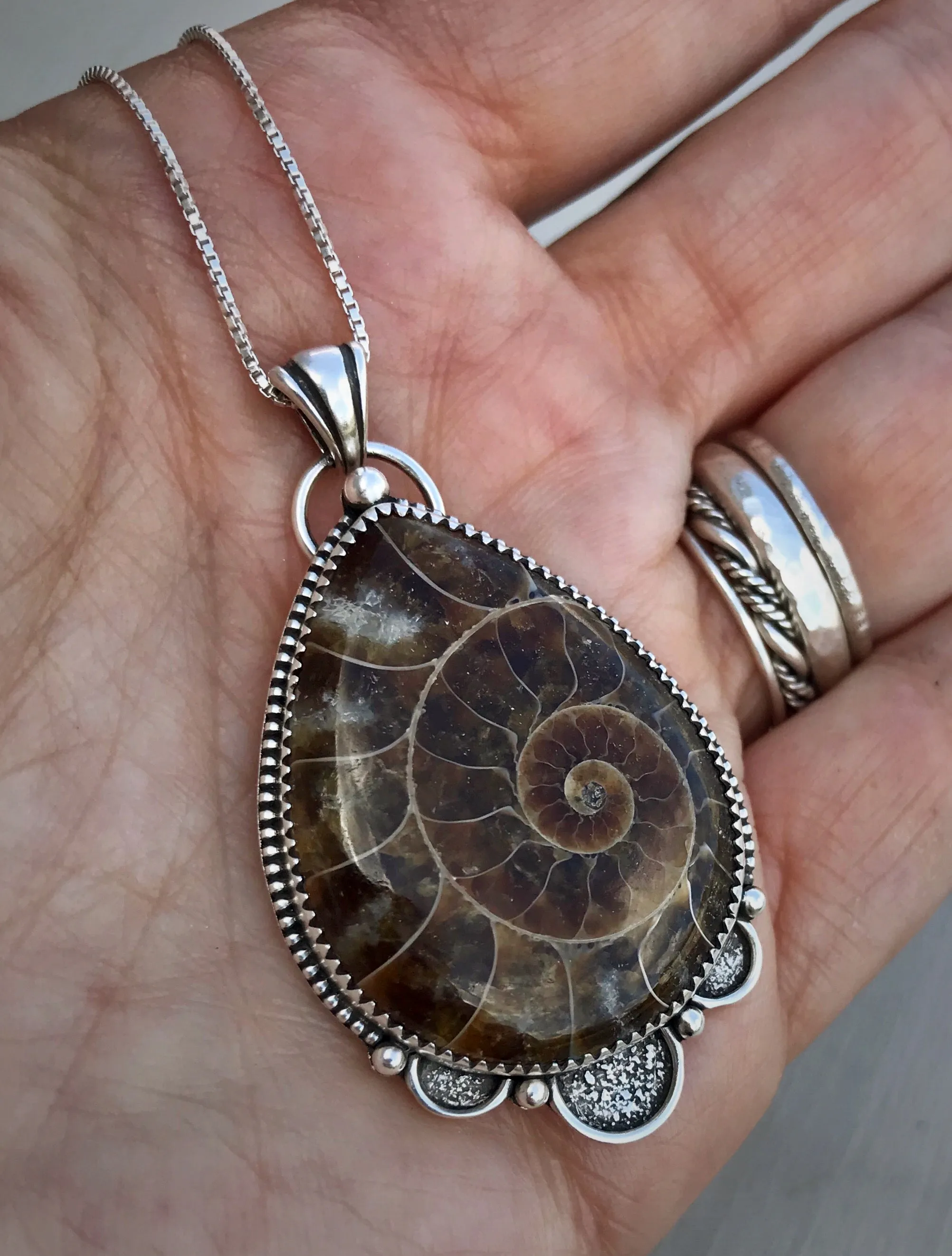 Ammonite Pendant