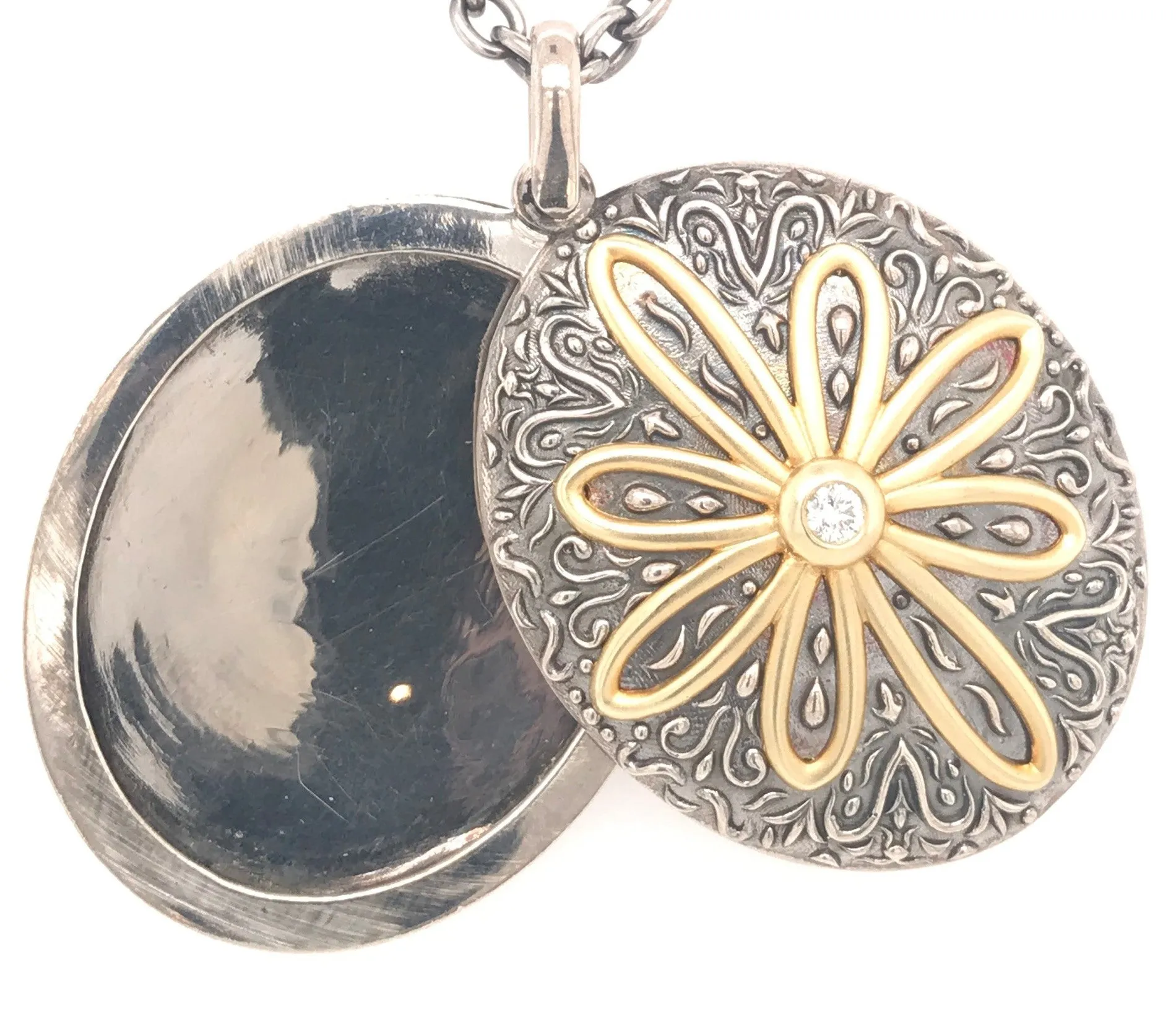 Aspery & Guldag Sterling Silver Locket