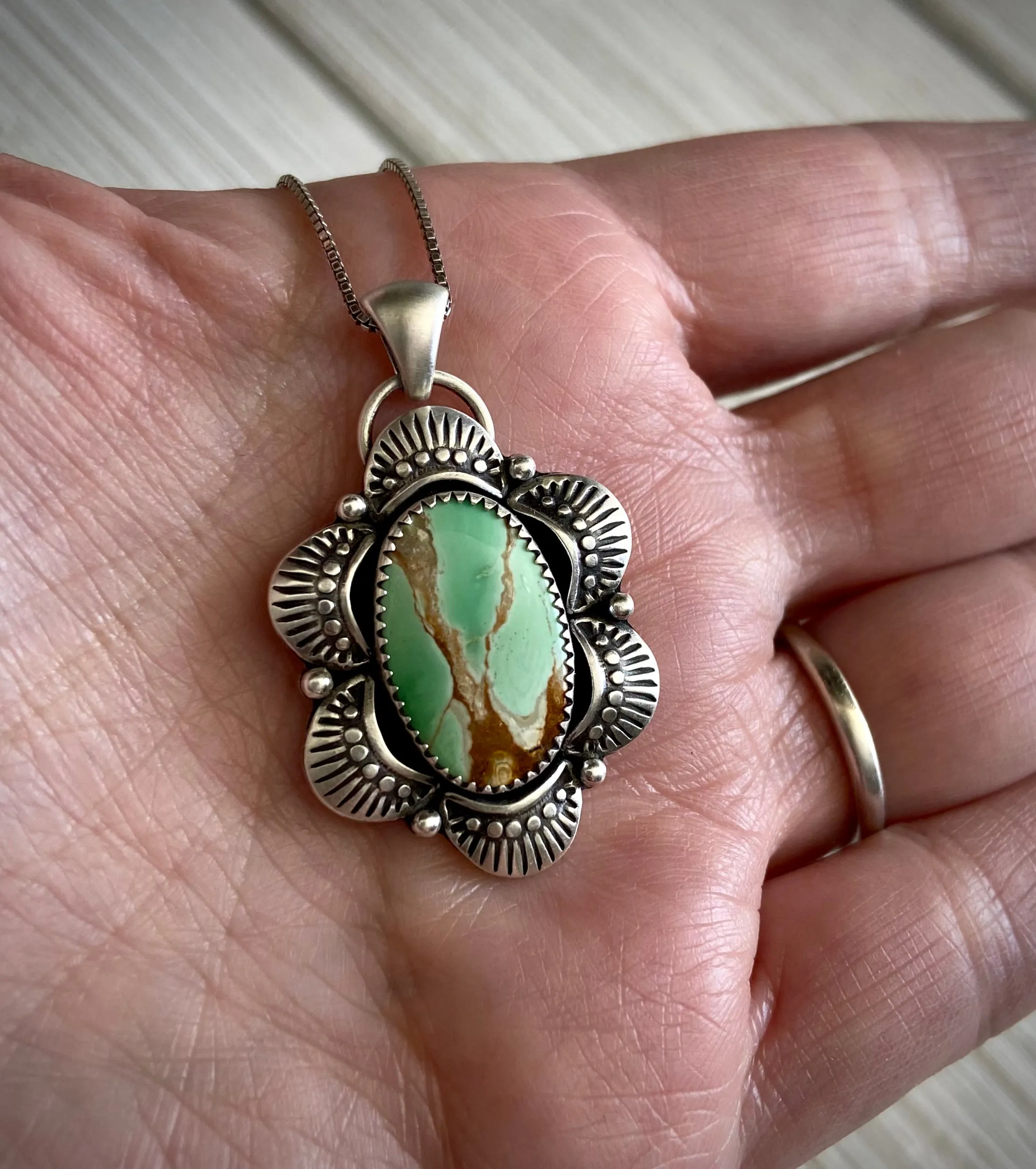 Australian Variscite Pendant
