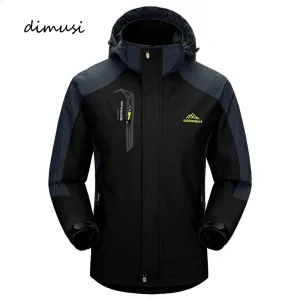 Autumn Men Waterproof Rain Jacket with Hooded Climbing Jacket Casual Men Sports Hiking Coats Men Mountain Ski Windbreaker Jacket