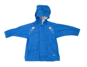 BABY BOY SIZE 12 MONTHS - MEC, Blue Rain Jacket EUC B40