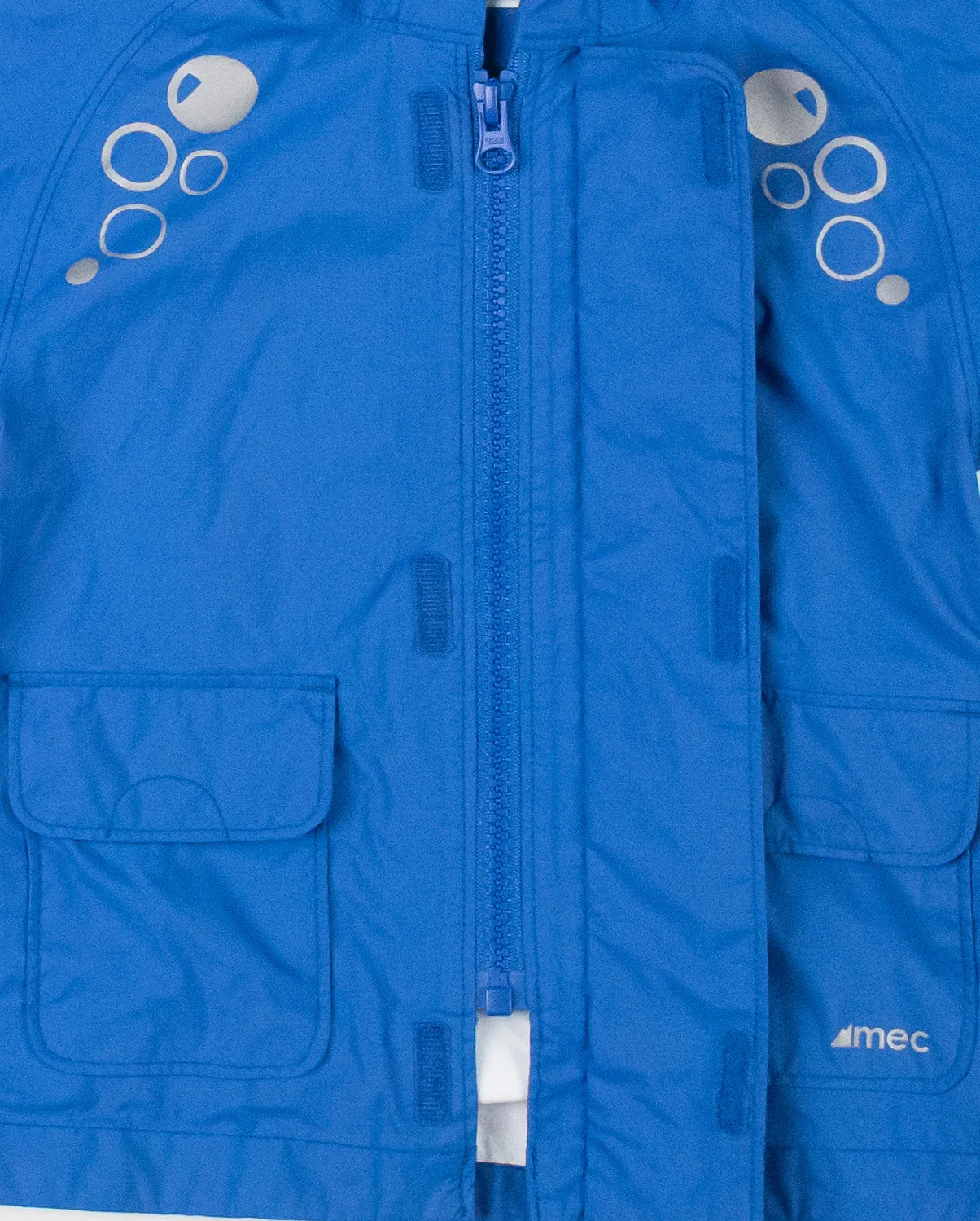 BABY BOY SIZE 12 MONTHS - MEC, Blue Rain Jacket EUC B40