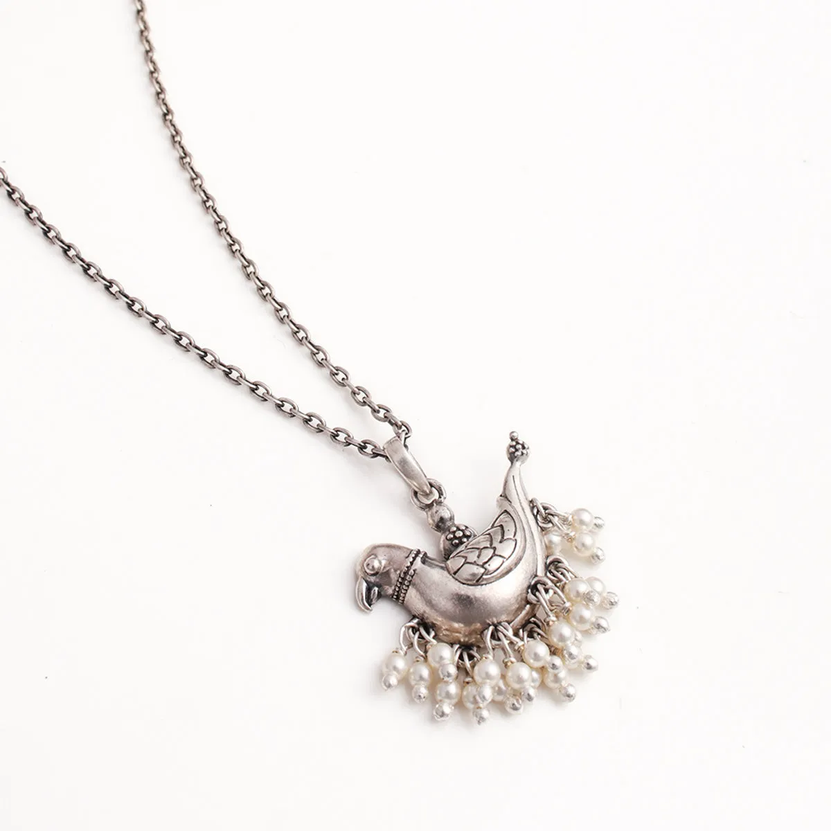 Baby Sarika Silver Chain Pendant By MOHA
