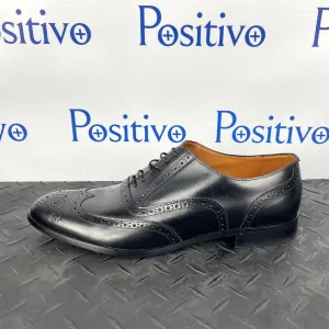 Bally Bruck Black Leather Oxfords w/ Defect