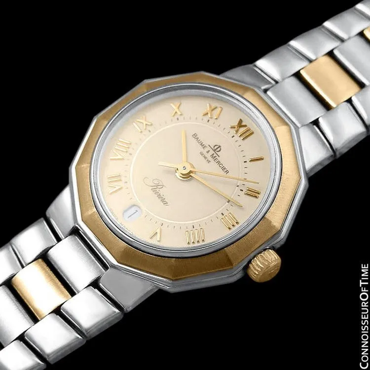 Baume & Mercier Ladies Riviera Two-Tone Watch - Stainless Steel & 18K Solid Gold