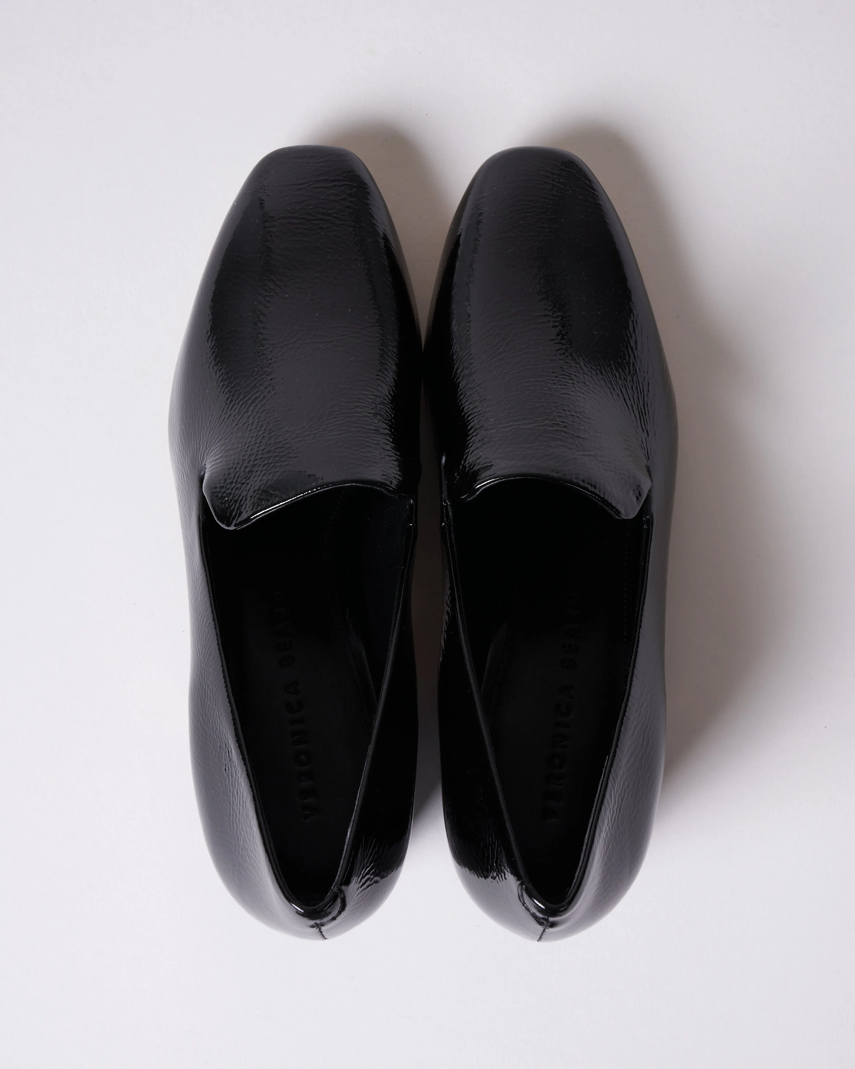 baylie heeled loafer - black