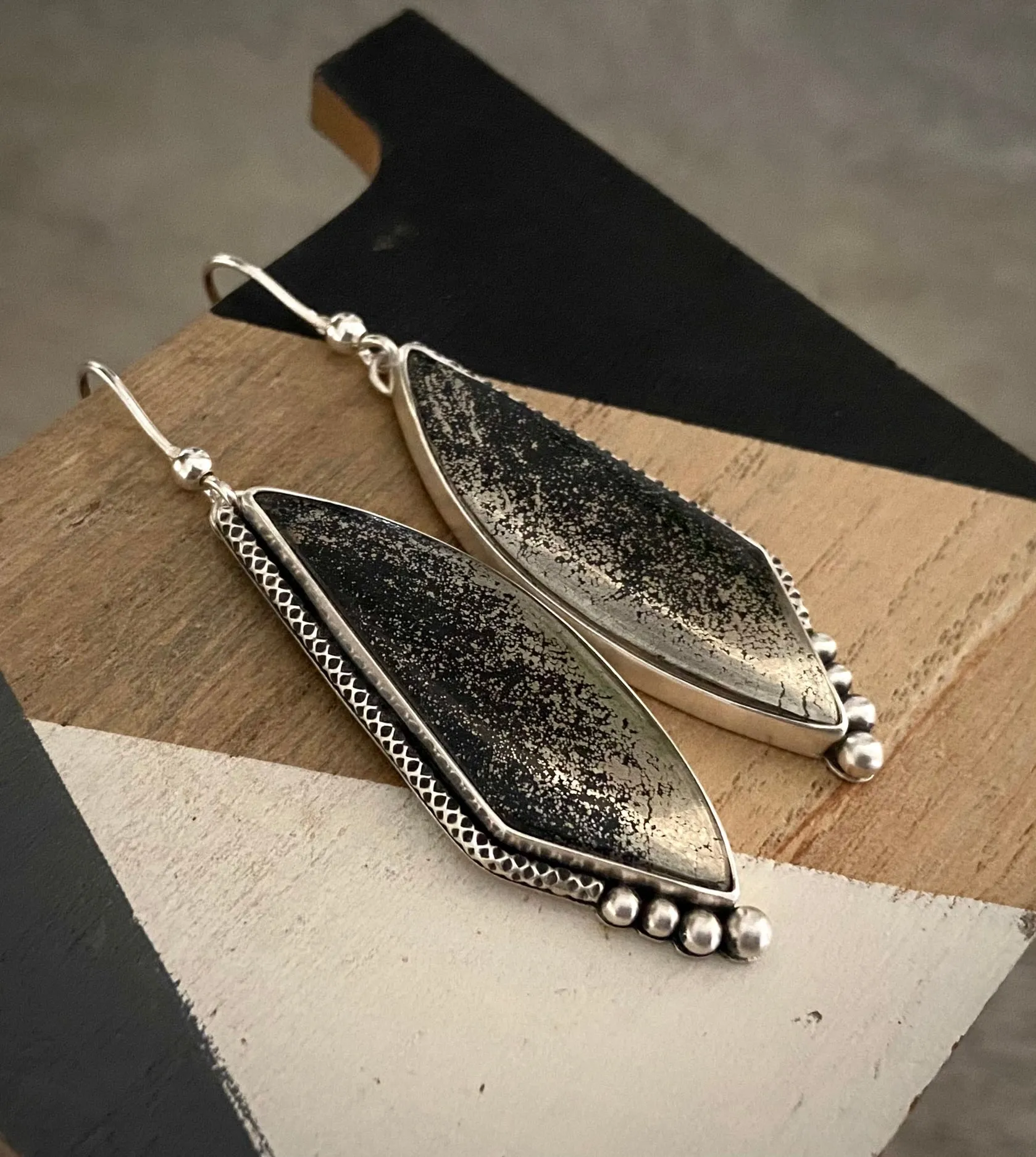 Beaded Apache Gold Earrings