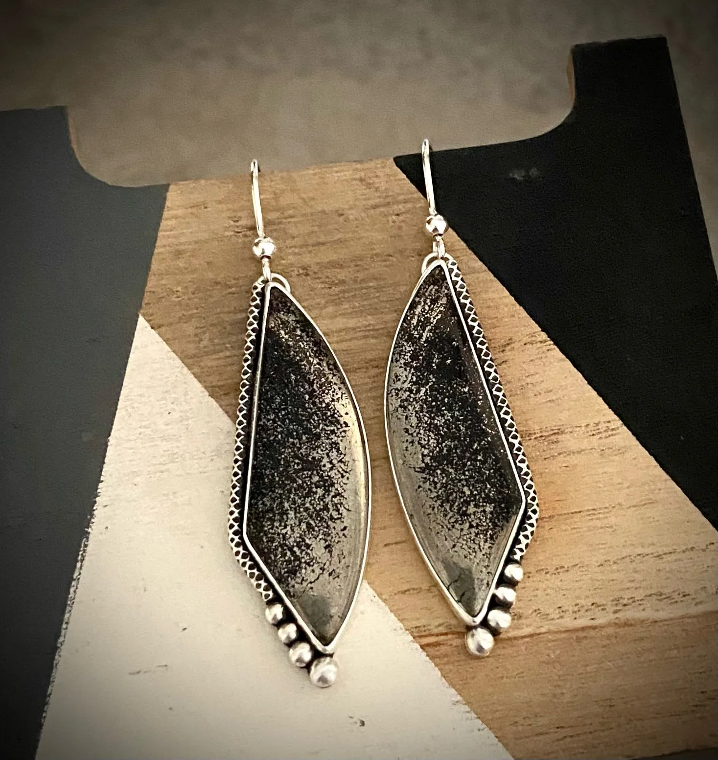Beaded Apache Gold Earrings
