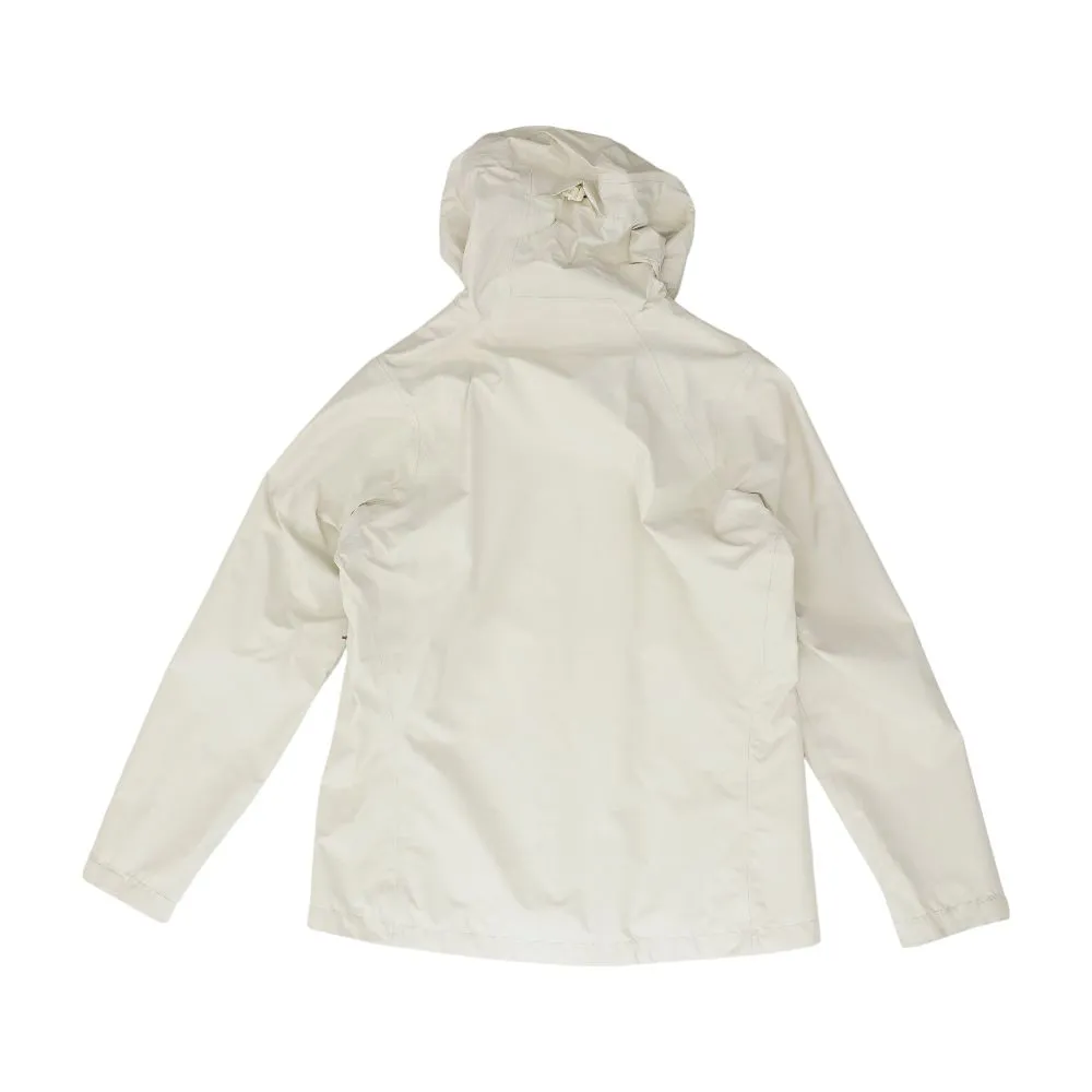 Beige Solid Rain Jacket