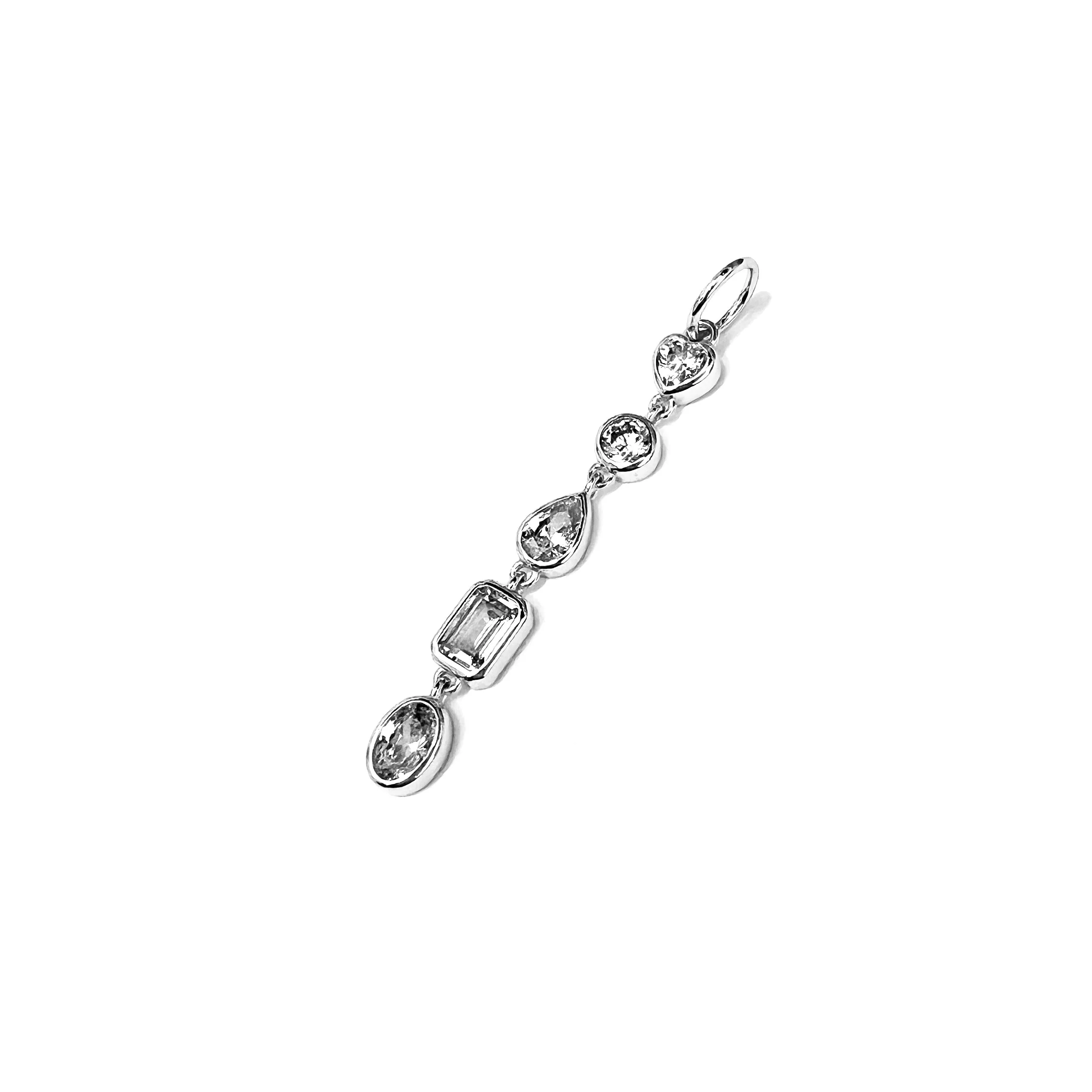 Bezel Chain Charm