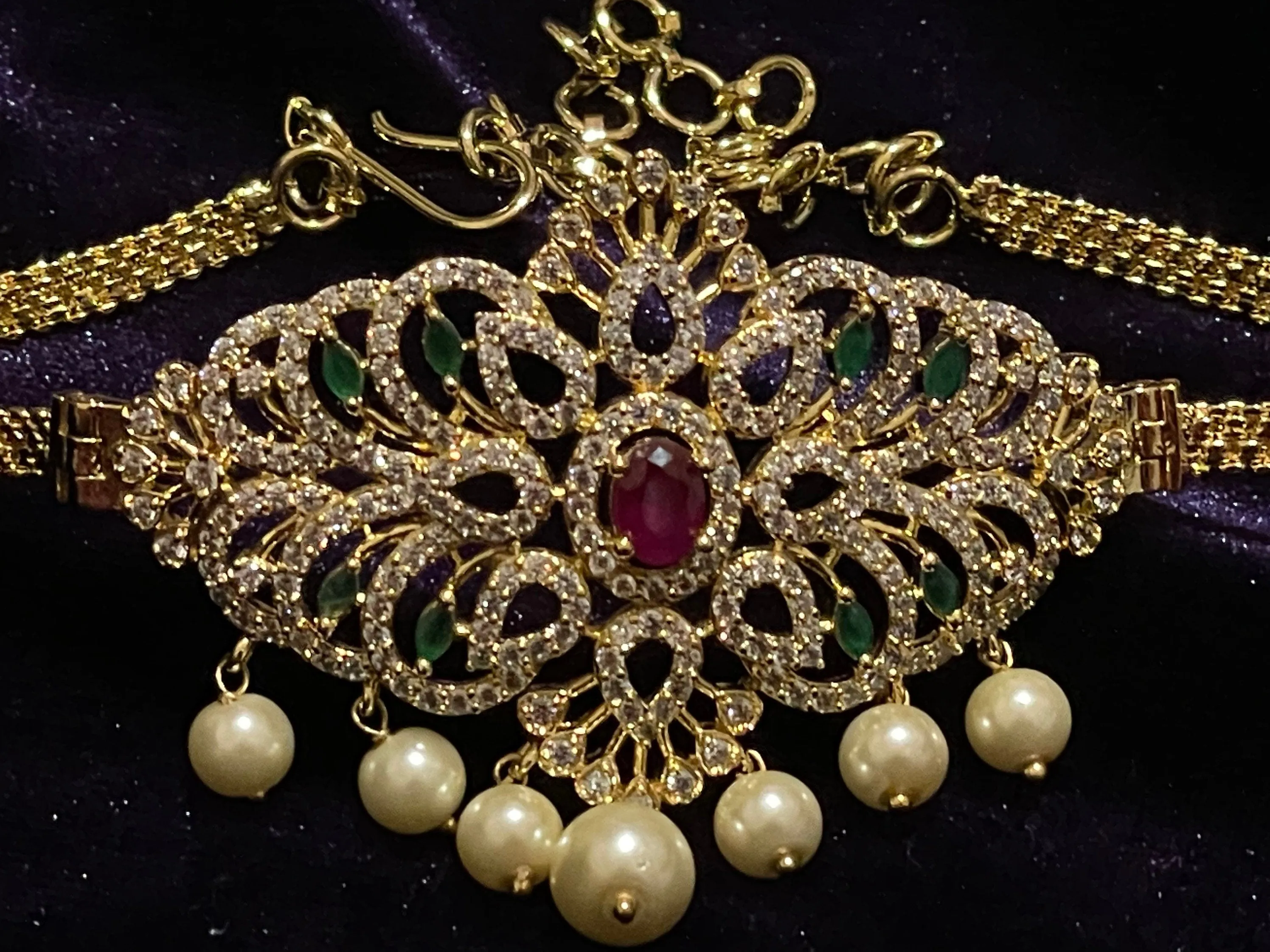 Bhaju Bandh Necklace Simple Jewelry Indian Jewelry Bridal Necklace Fashion Jewelry South Indian Jewelry kids Jewelry gift jewelry
