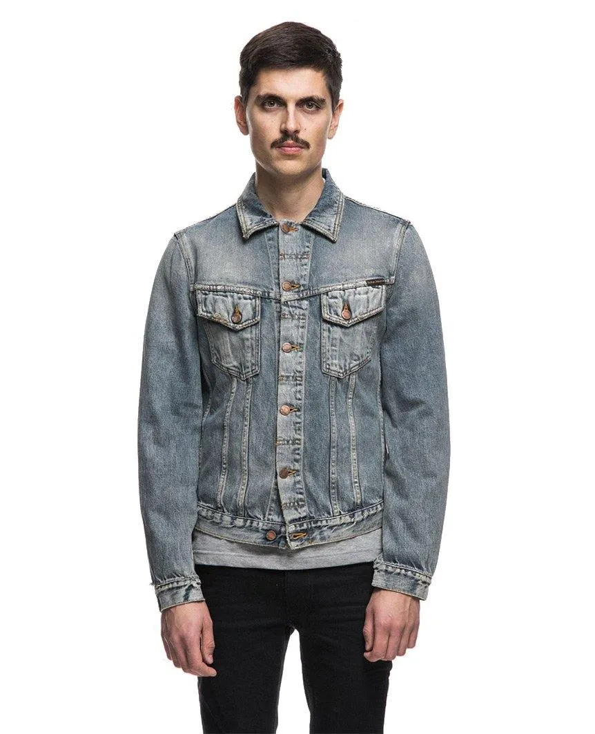 Billy Shimmering Denim Jacket Indigo