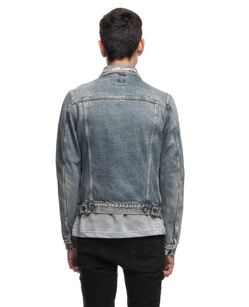 Billy Shimmering Denim Jacket Indigo