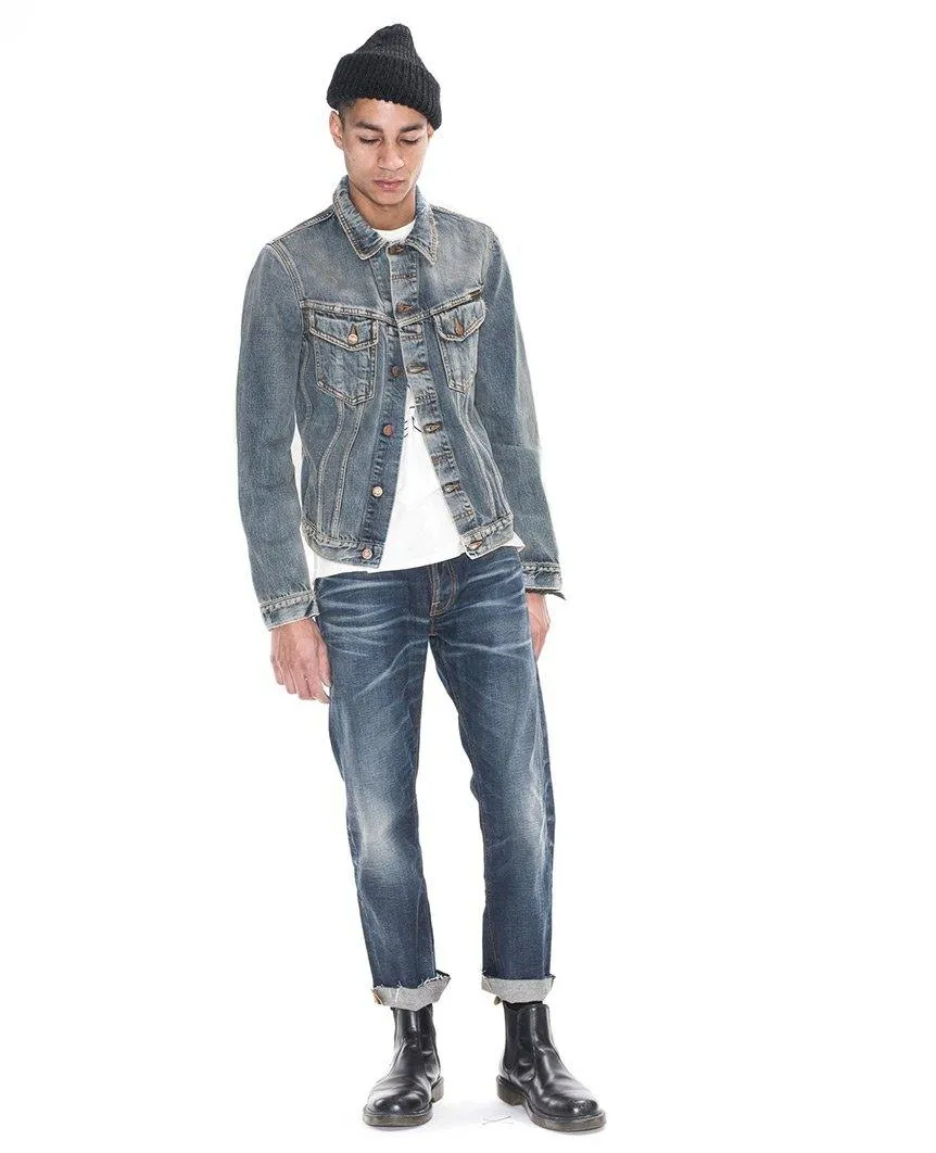 Billy Shimmering Denim Jacket Indigo