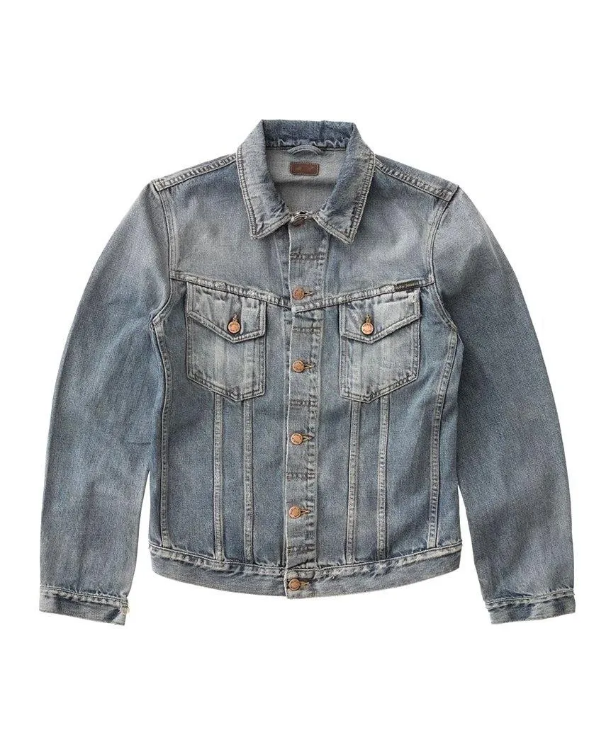 Billy Shimmering Denim Jacket Indigo