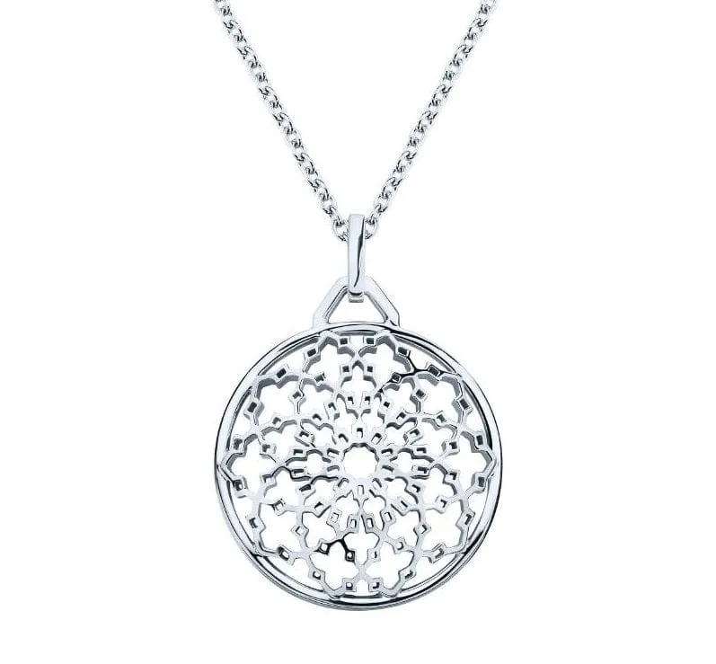 Birks Muse Sterling Silver Medallion Pendant